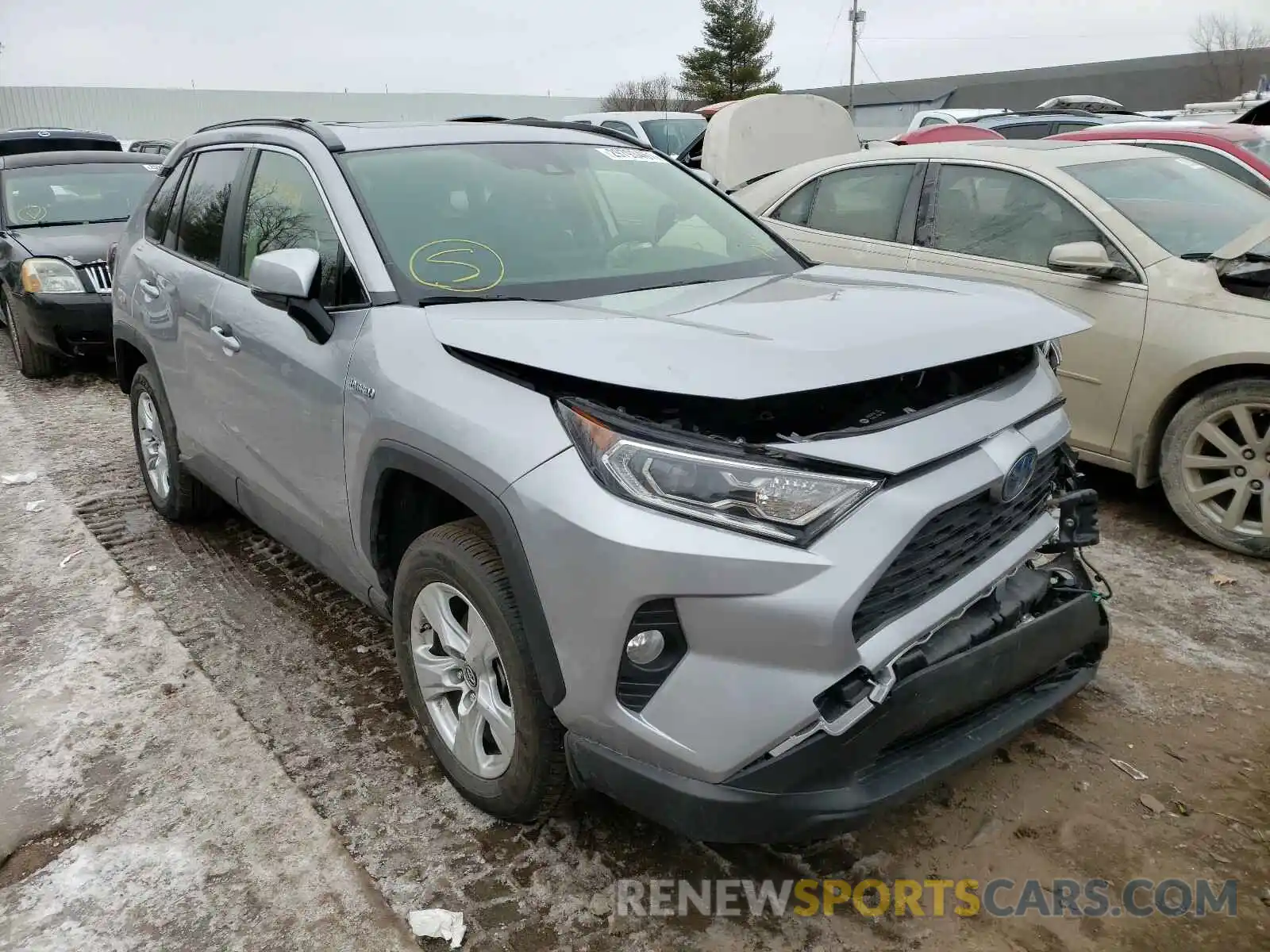 1 Фотография поврежденного автомобиля JTMRWRFV2KD024096 TOYOTA RAV4 2019