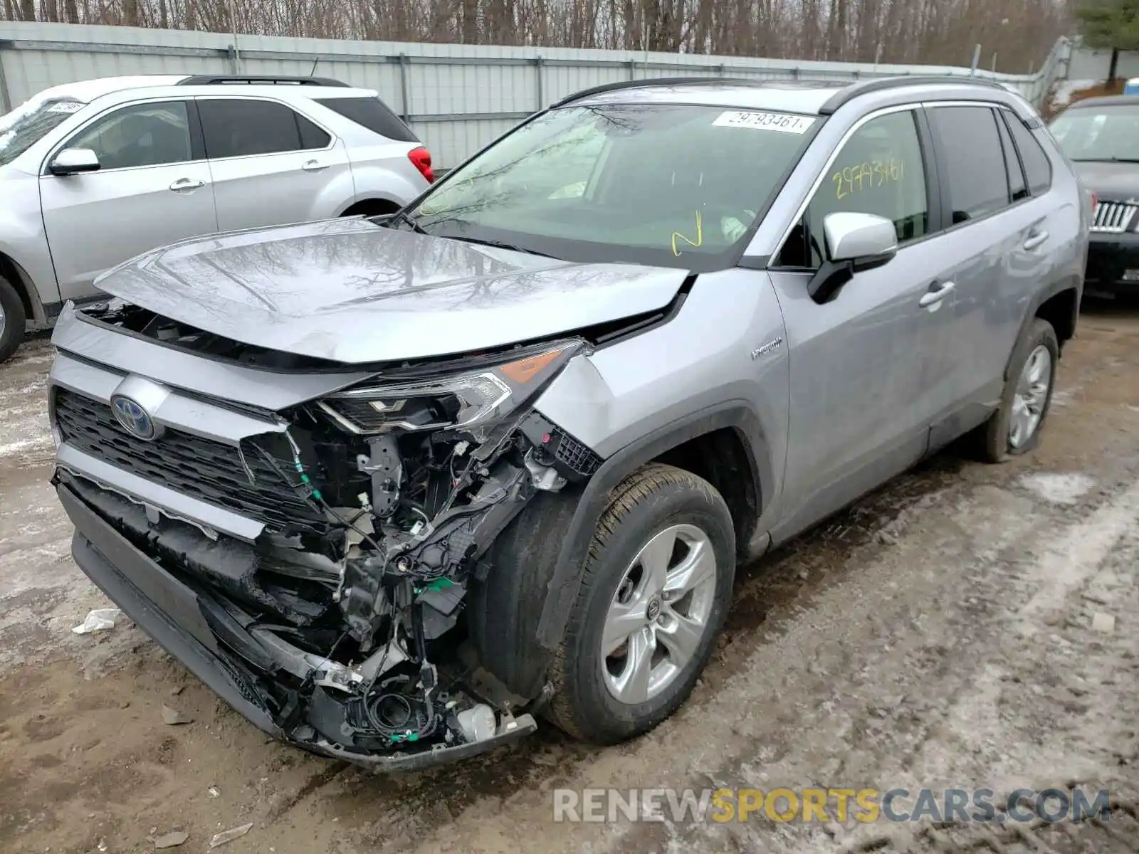 2 Фотография поврежденного автомобиля JTMRWRFV2KD024096 TOYOTA RAV4 2019