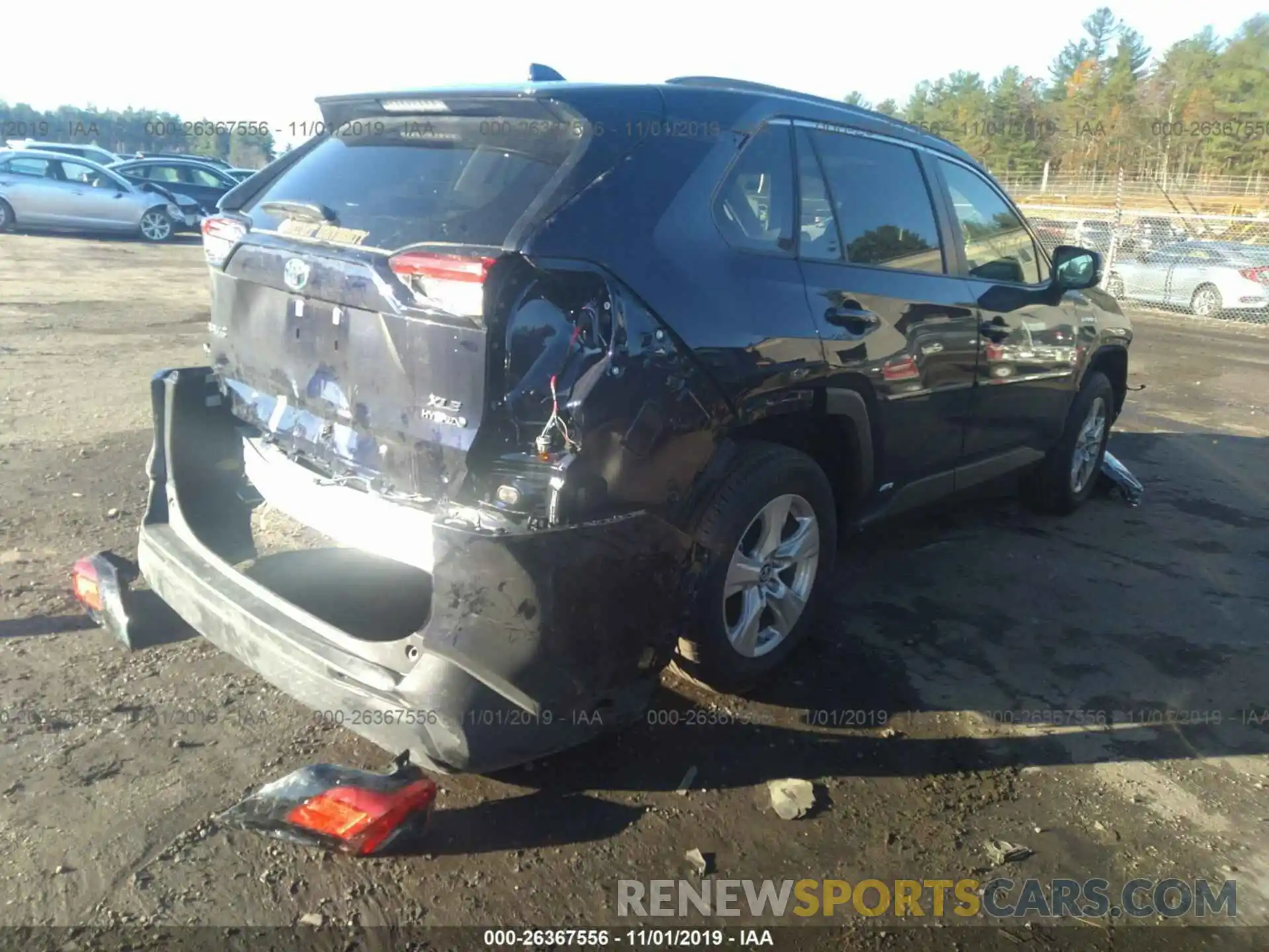 4 Photograph of a damaged car JTMRWRFV2KD518507 TOYOTA RAV4 2019