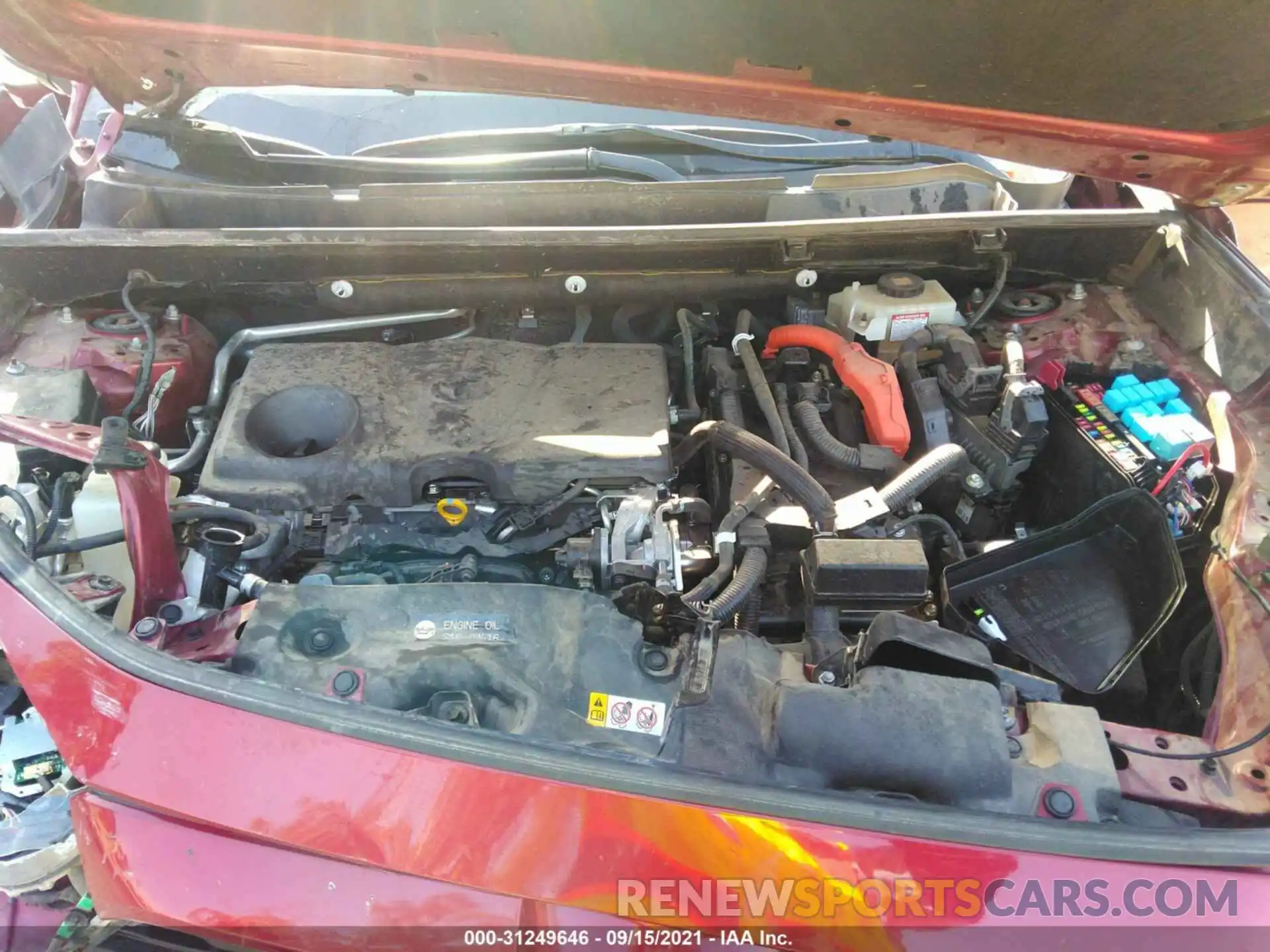 10 Photograph of a damaged car JTMRWRFV3KD002687 TOYOTA RAV4 2019