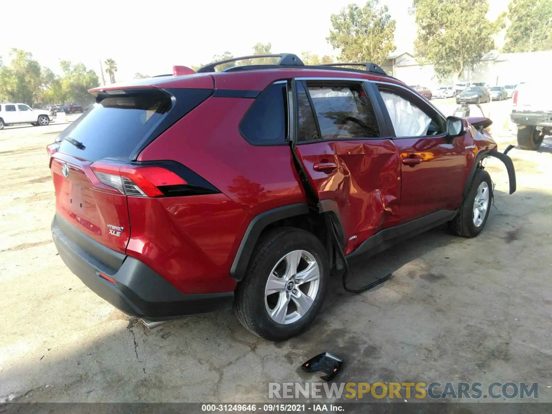 4 Фотография поврежденного автомобиля JTMRWRFV3KD002687 TOYOTA RAV4 2019