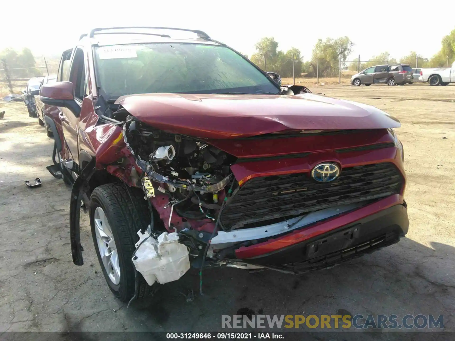 6 Photograph of a damaged car JTMRWRFV3KD002687 TOYOTA RAV4 2019