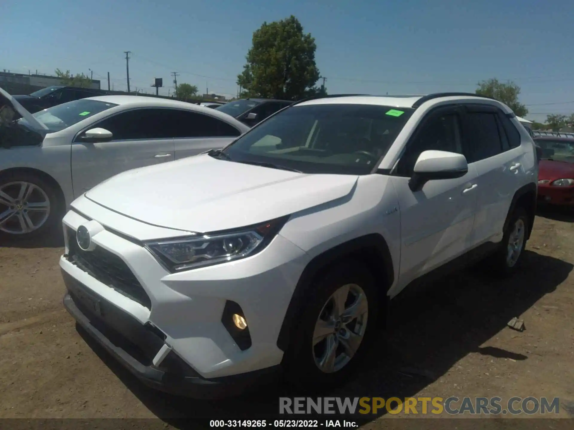 2 Фотография поврежденного автомобиля JTMRWRFV3KD010191 TOYOTA RAV4 2019