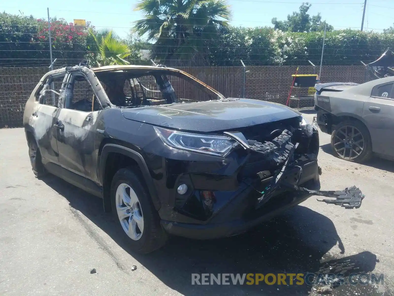 1 Photograph of a damaged car JTMRWRFV3KD012040 TOYOTA RAV4 2019