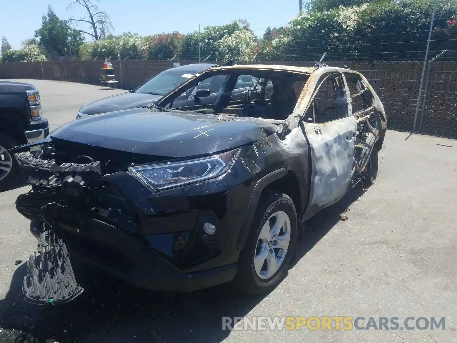 2 Photograph of a damaged car JTMRWRFV3KD012040 TOYOTA RAV4 2019