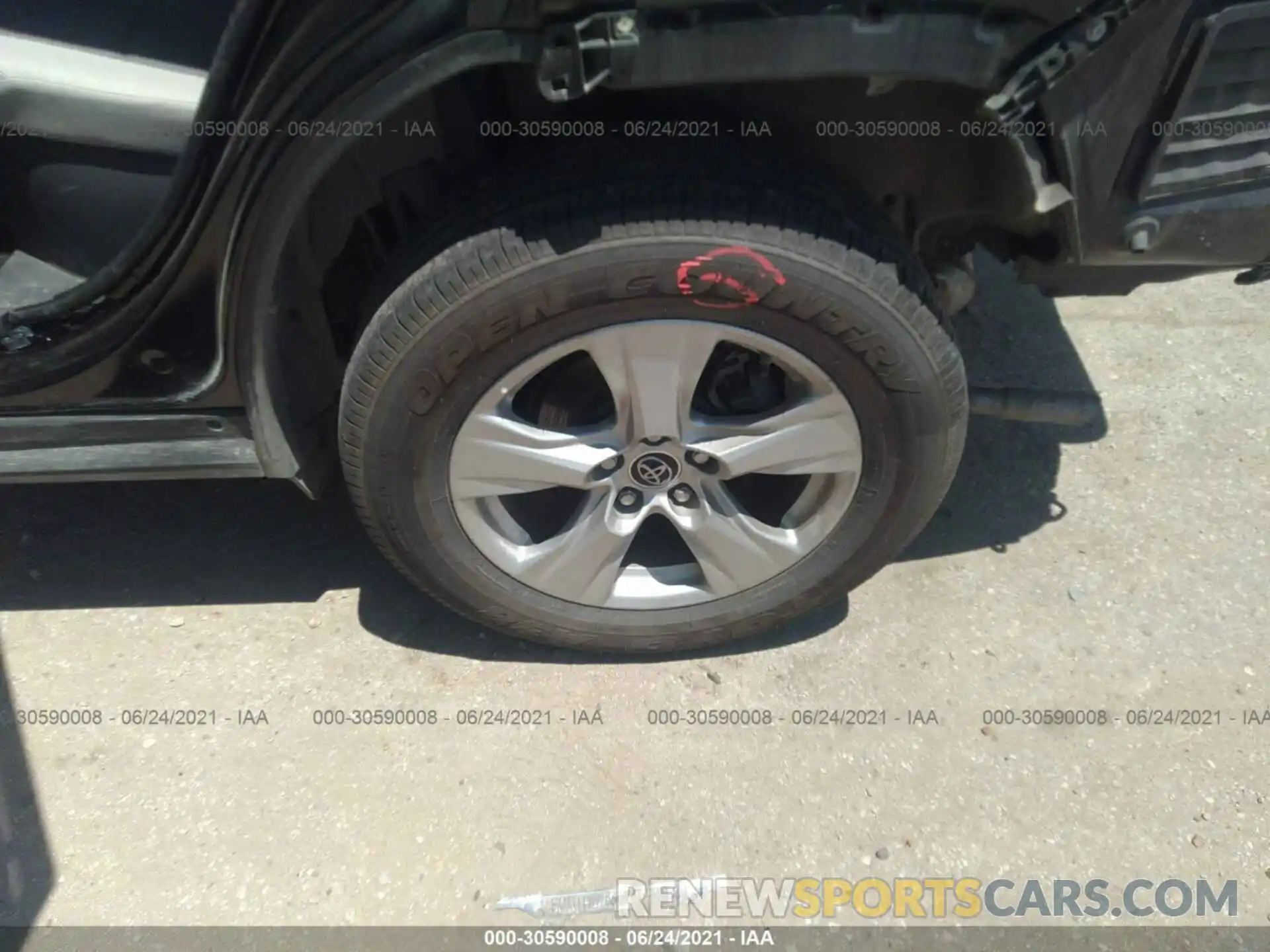 13 Фотография поврежденного автомобиля JTMRWRFV3KD021594 TOYOTA RAV4 2019