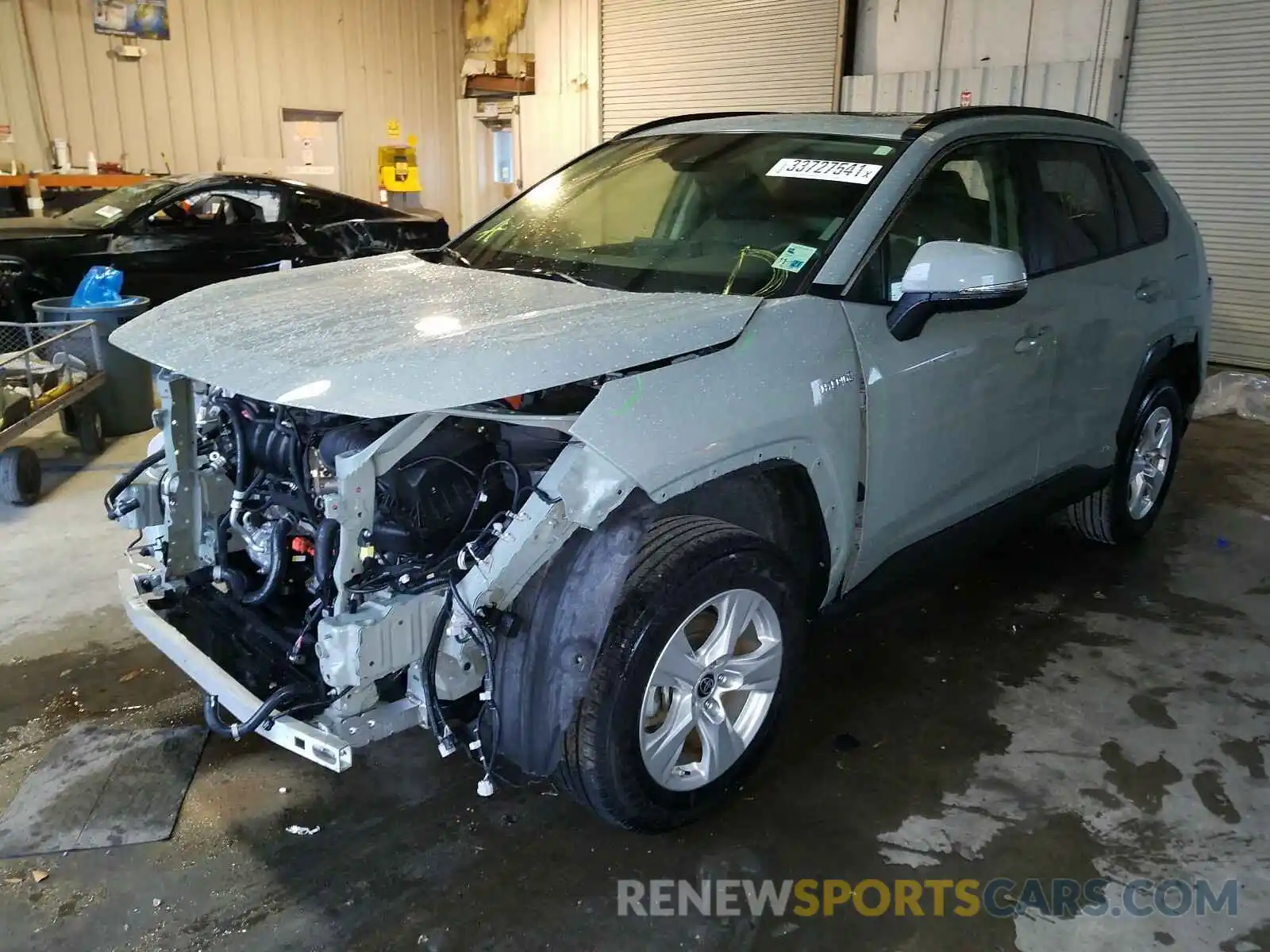 2 Photograph of a damaged car JTMRWRFV3KD043451 TOYOTA RAV4 2019