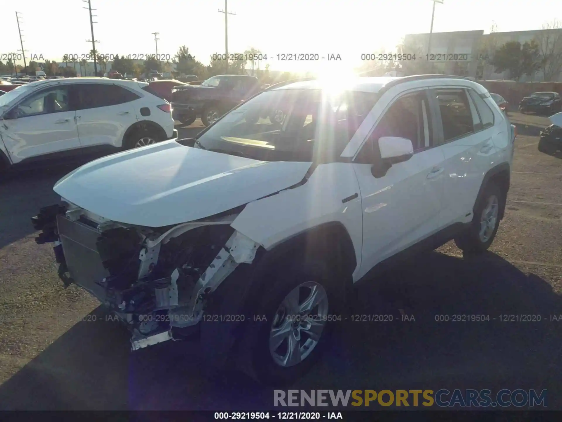 2 Photograph of a damaged car JTMRWRFV3KD508830 TOYOTA RAV4 2019