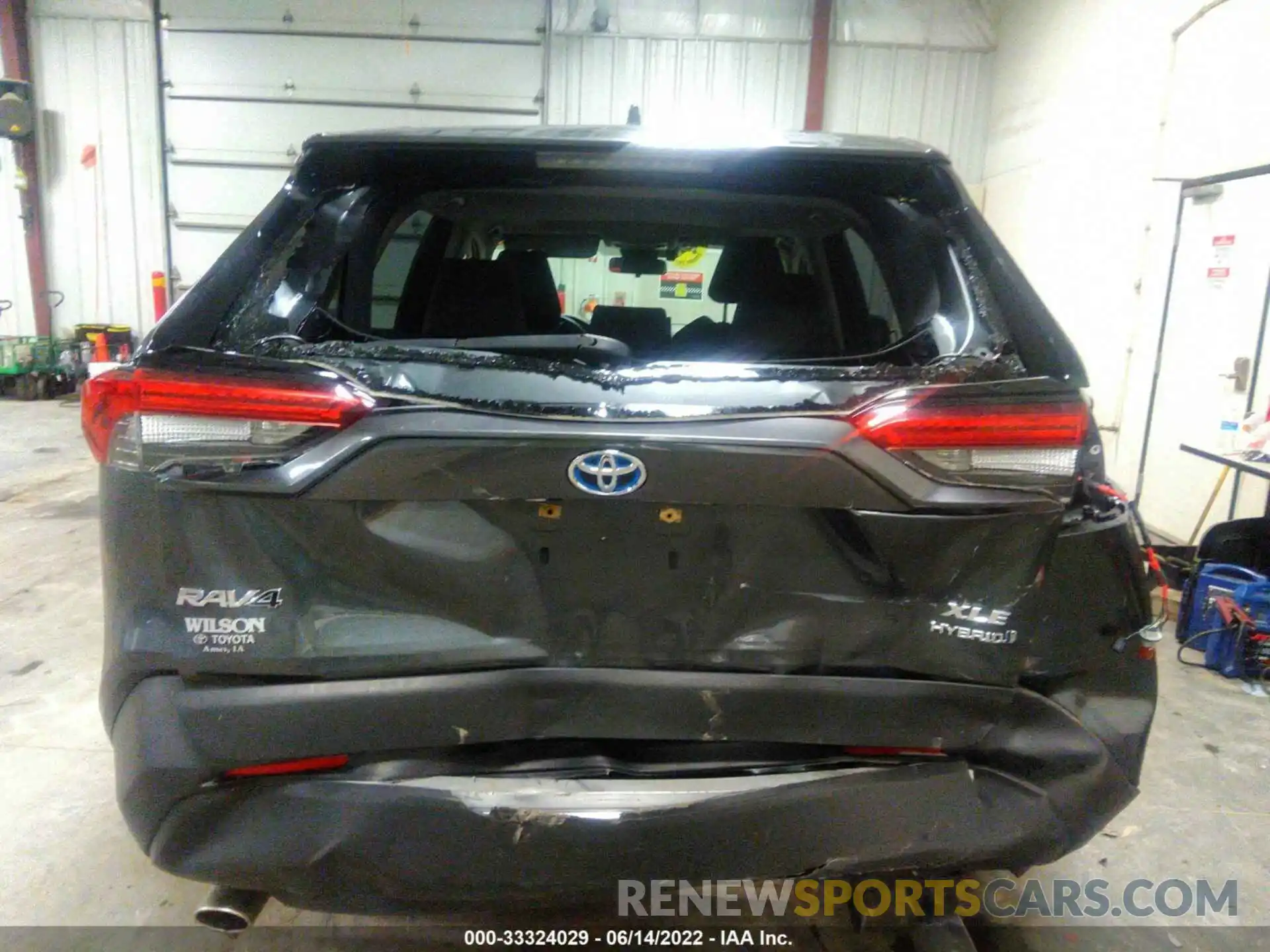 6 Фотография поврежденного автомобиля JTMRWRFV4KD004223 TOYOTA RAV4 2019