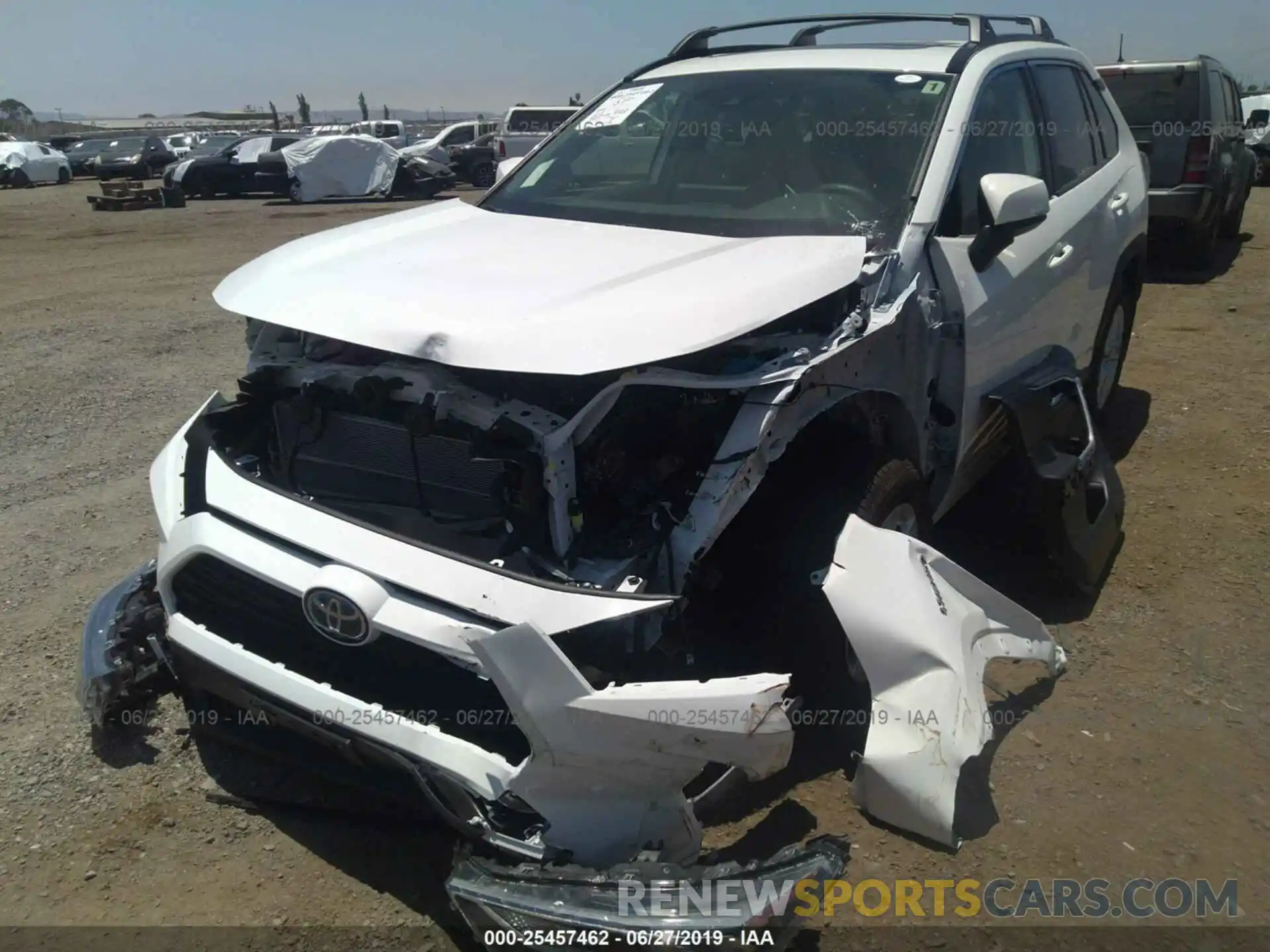 6 Photograph of a damaged car JTMRWRFV4KD007493 TOYOTA RAV4 2019