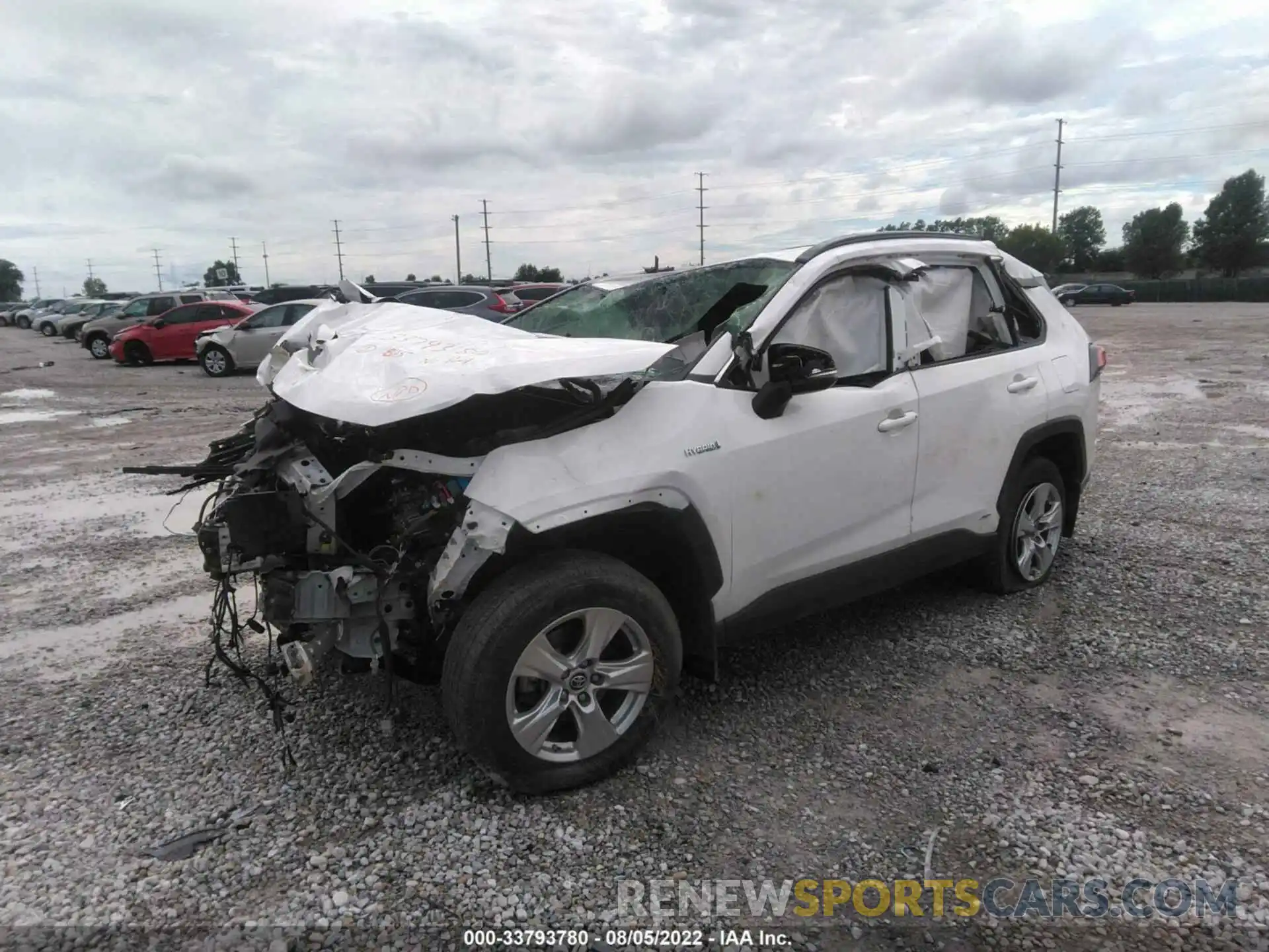 2 Photograph of a damaged car JTMRWRFV4KD010183 TOYOTA RAV4 2019