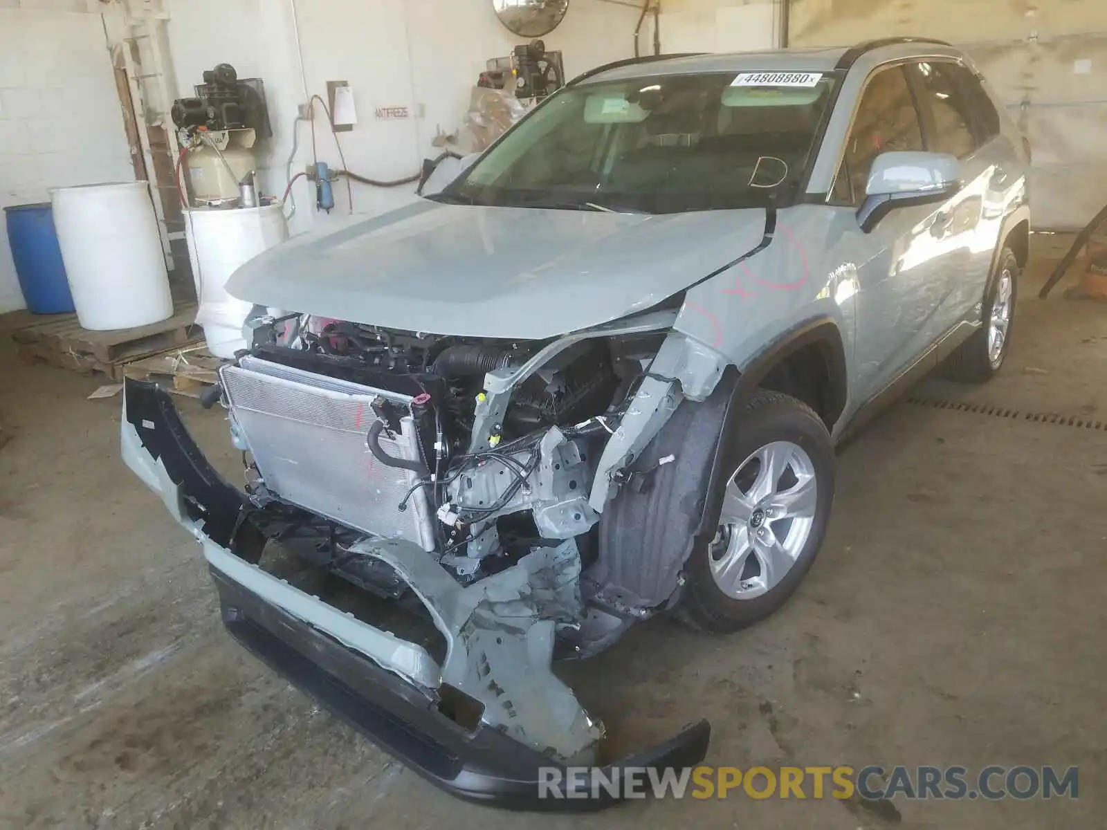 2 Photograph of a damaged car JTMRWRFV4KD011656 TOYOTA RAV4 2019