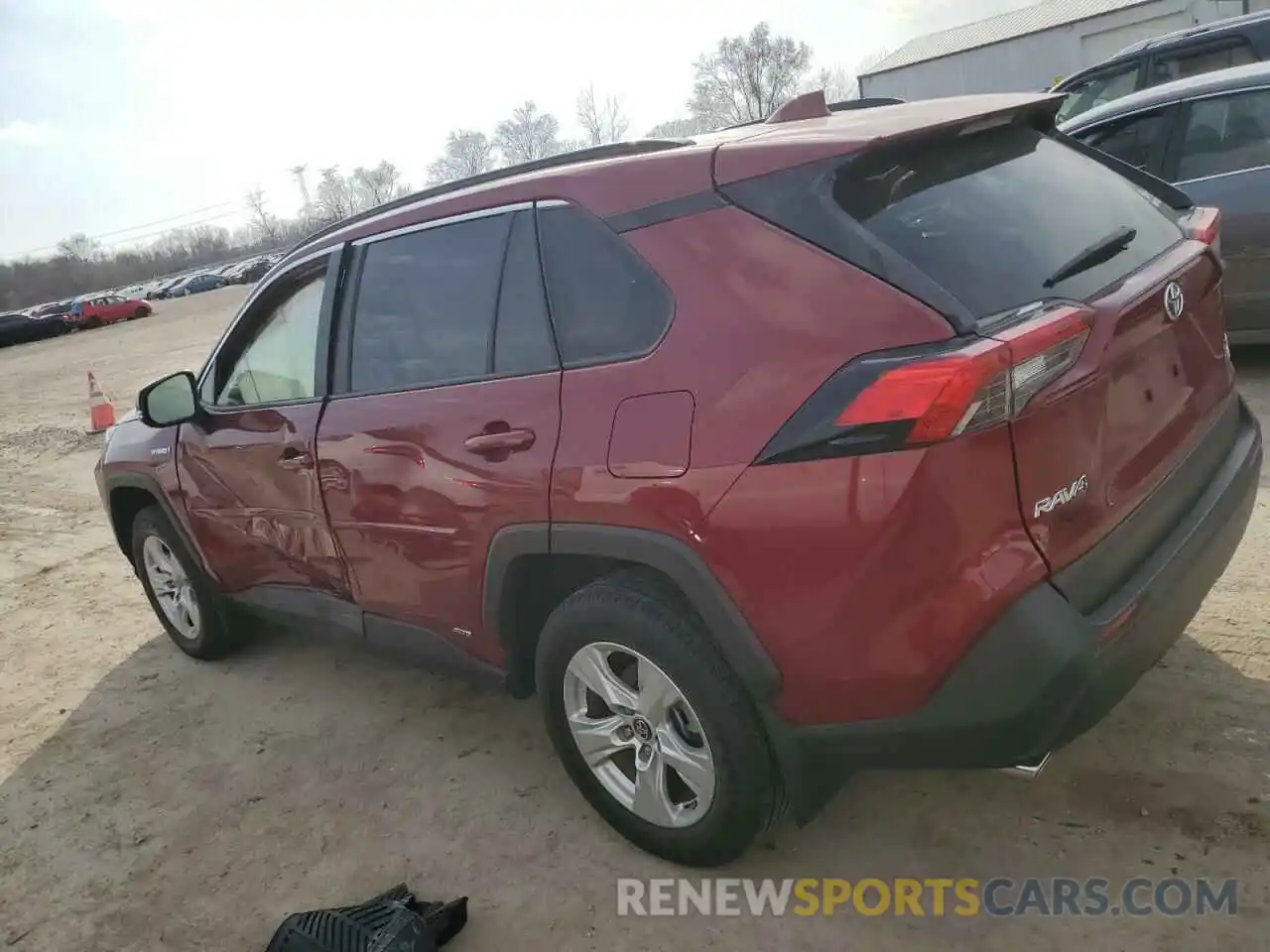 2 Photograph of a damaged car JTMRWRFV4KD018302 TOYOTA RAV4 2019