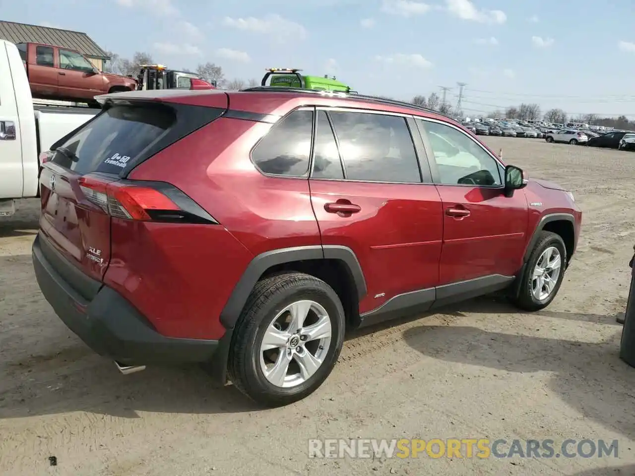 3 Photograph of a damaged car JTMRWRFV4KD018302 TOYOTA RAV4 2019