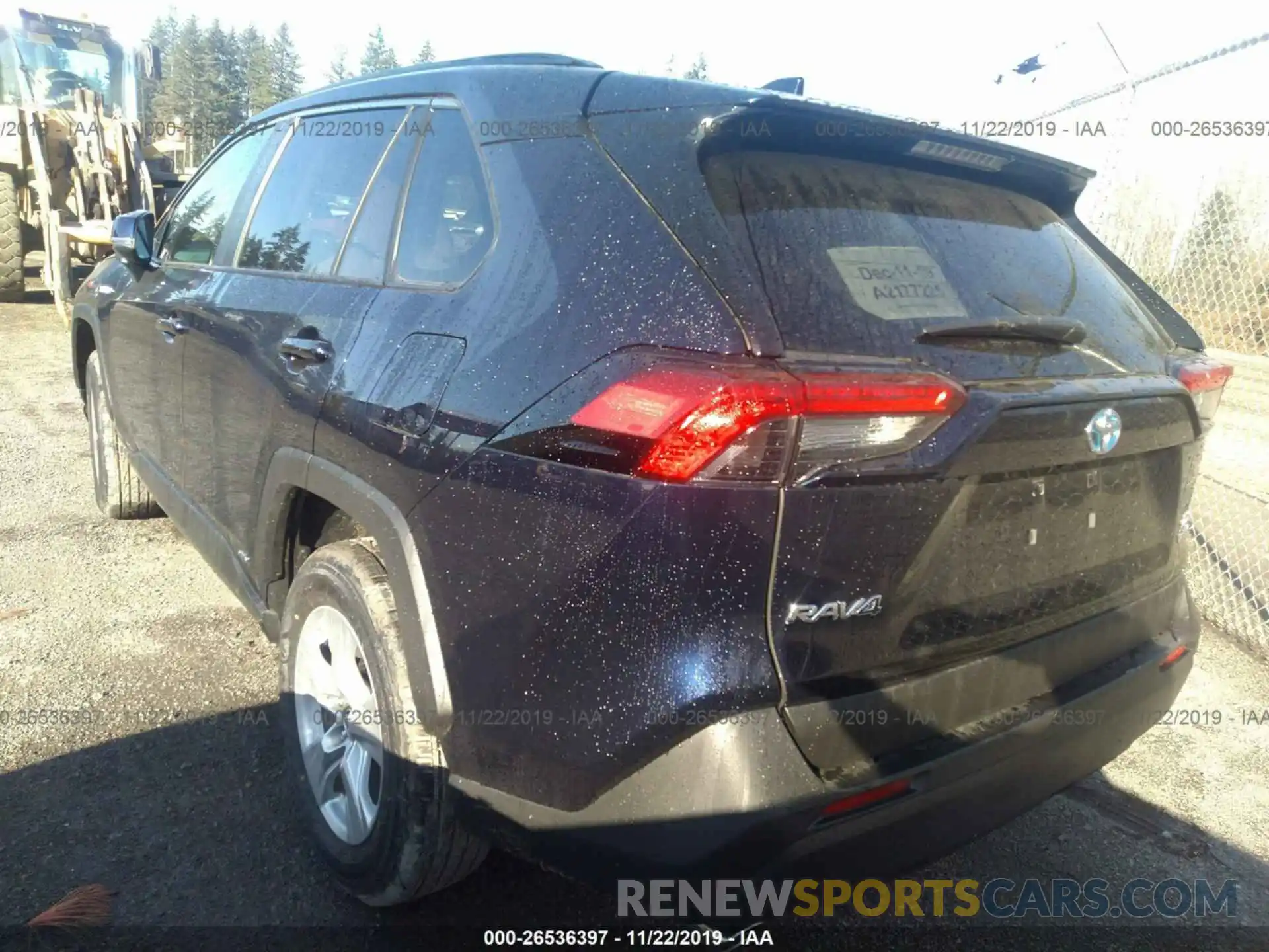 3 Фотография поврежденного автомобиля JTMRWRFV4KD022222 TOYOTA RAV4 2019