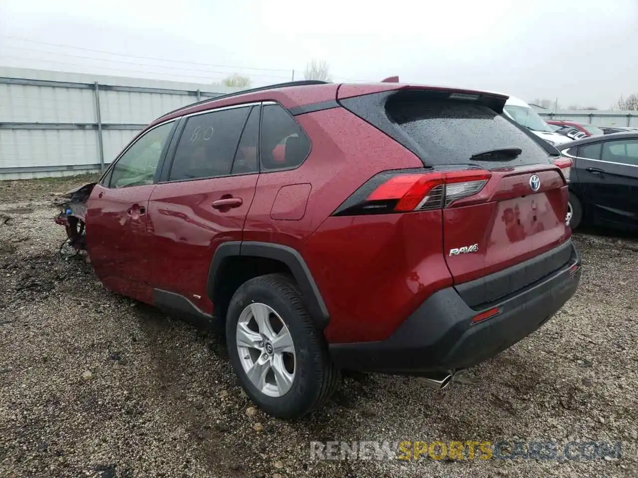 3 Фотография поврежденного автомобиля JTMRWRFV4KD024651 TOYOTA RAV4 2019