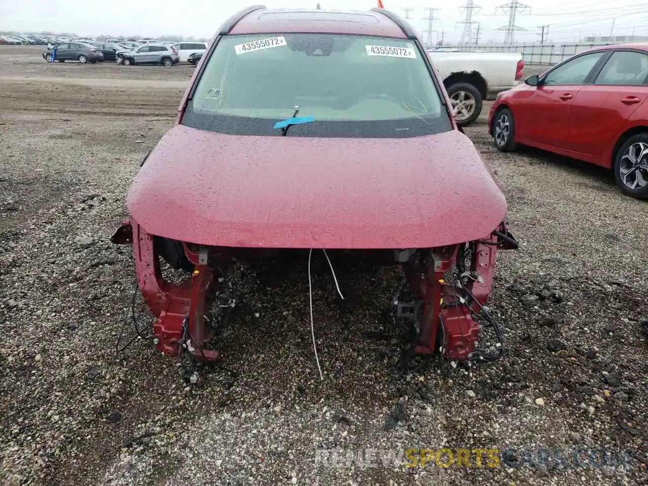 9 Photograph of a damaged car JTMRWRFV4KD024651 TOYOTA RAV4 2019