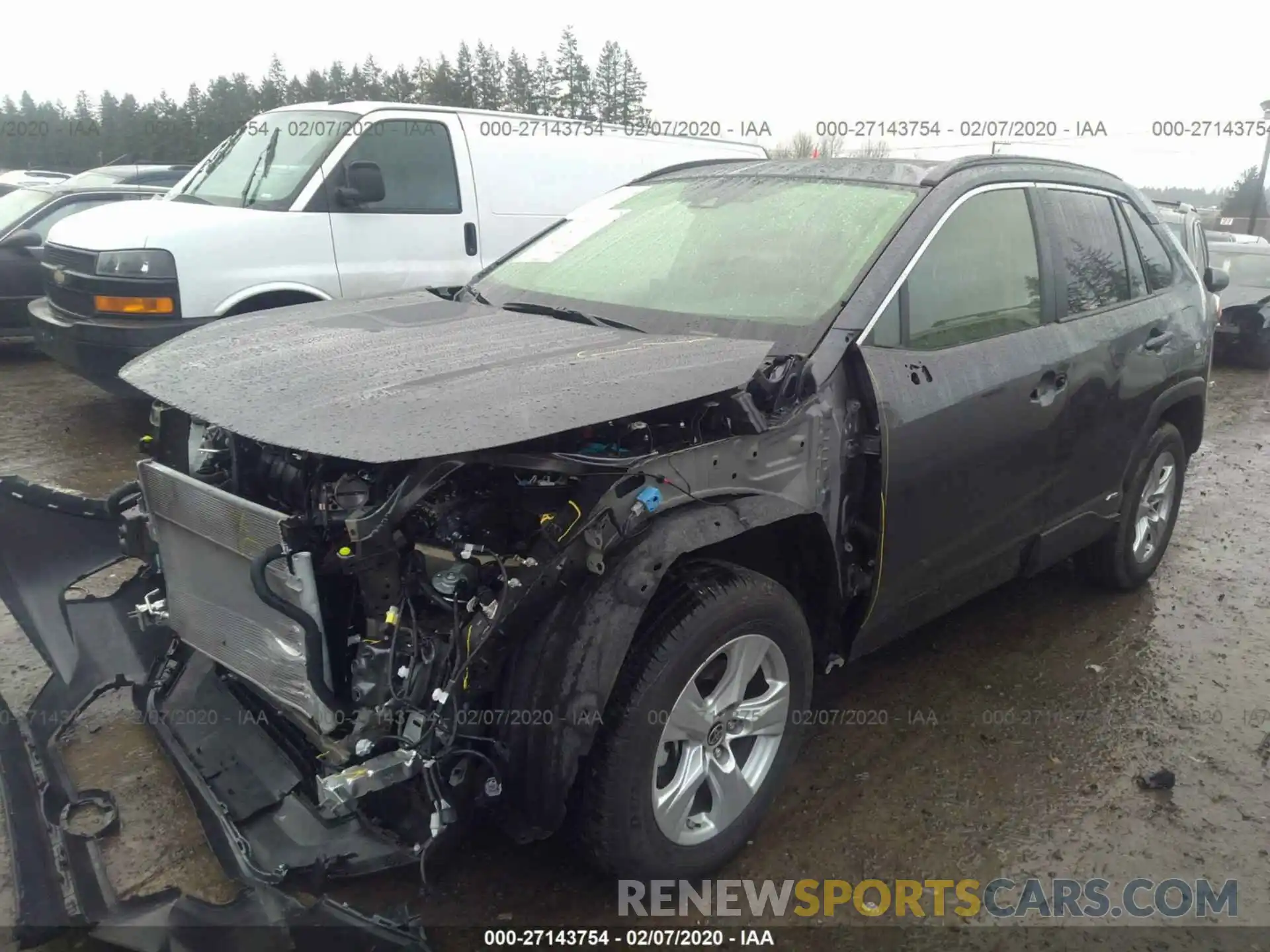 2 Photograph of a damaged car JTMRWRFV4KD035942 TOYOTA RAV4 2019