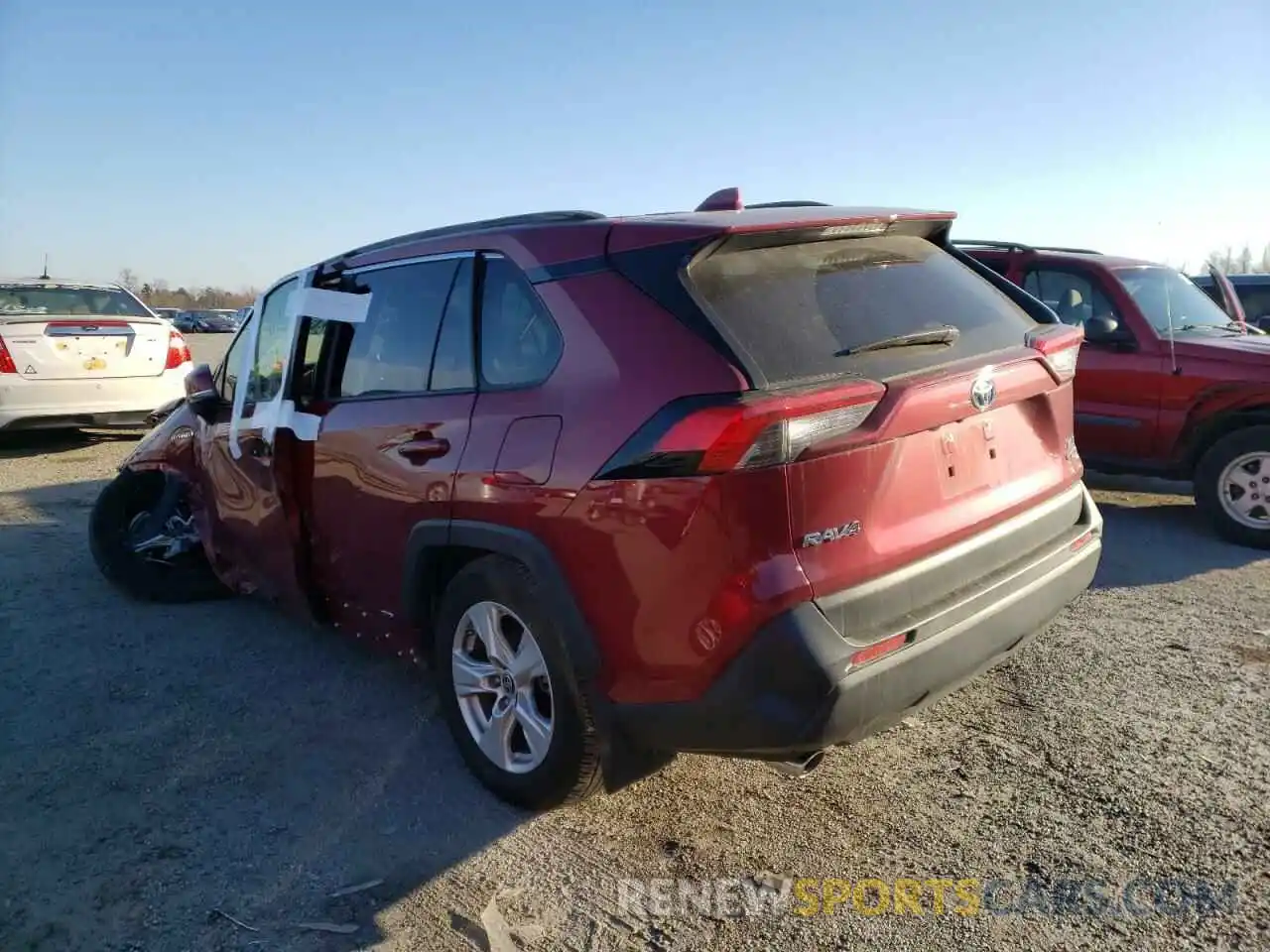 3 Фотография поврежденного автомобиля JTMRWRFV4KD036508 TOYOTA RAV4 2019