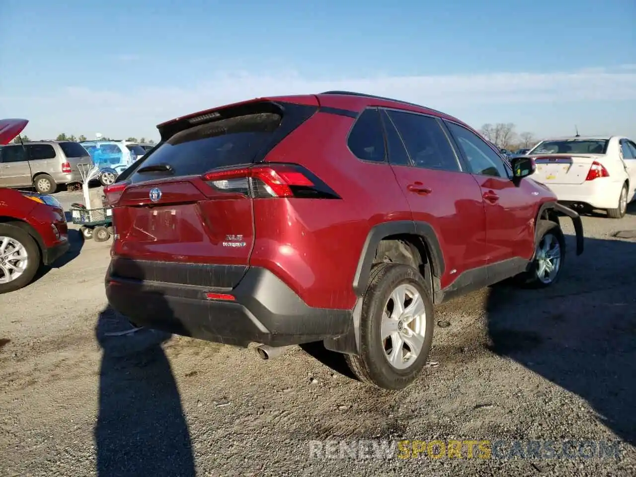 4 Photograph of a damaged car JTMRWRFV4KD036508 TOYOTA RAV4 2019