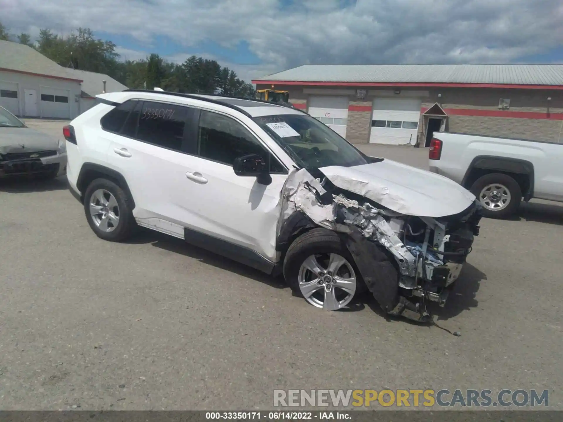 1 Photograph of a damaged car JTMRWRFV4KD510148 TOYOTA RAV4 2019