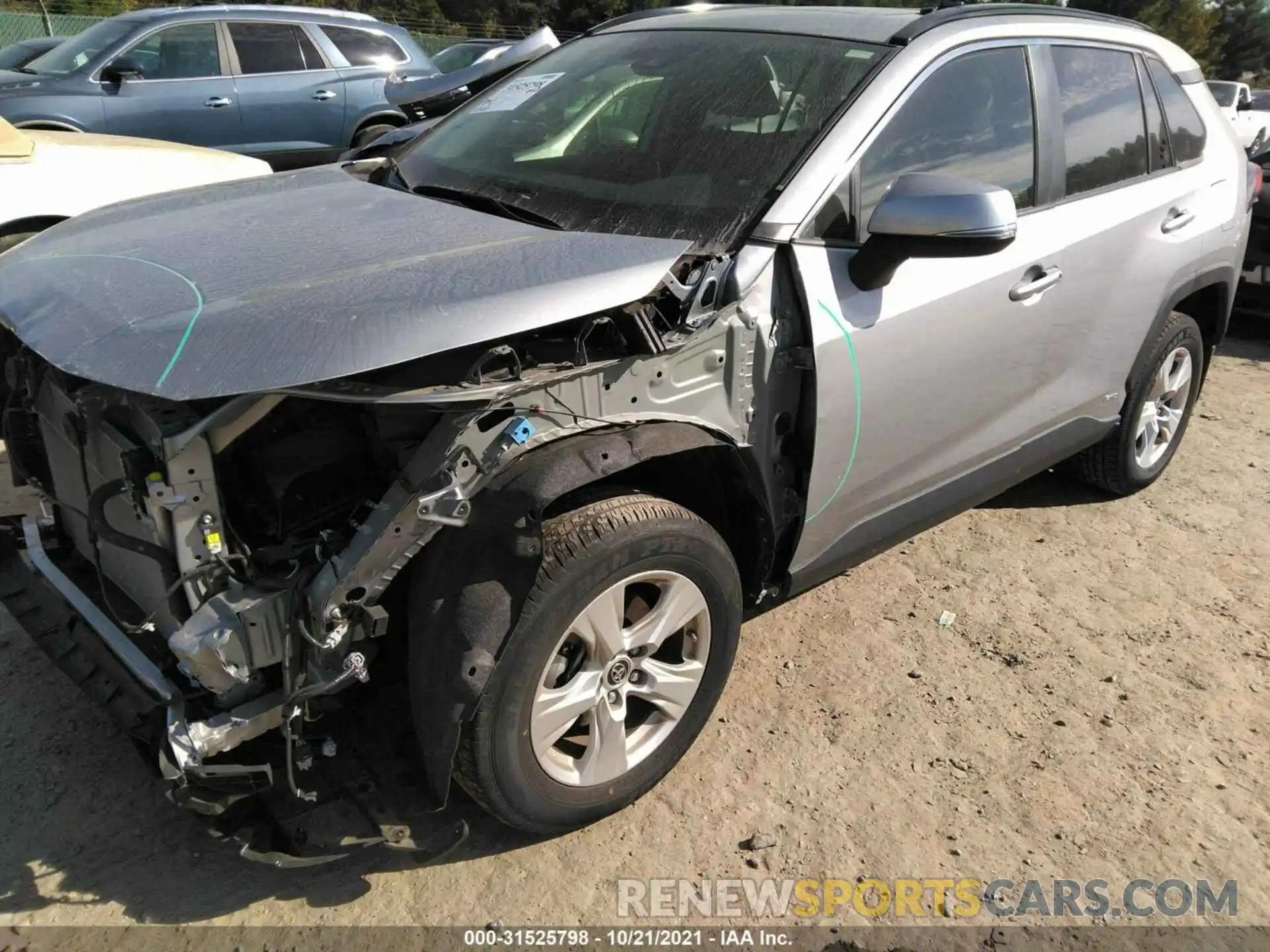 2 Photograph of a damaged car JTMRWRFV5KD003209 TOYOTA RAV4 2019