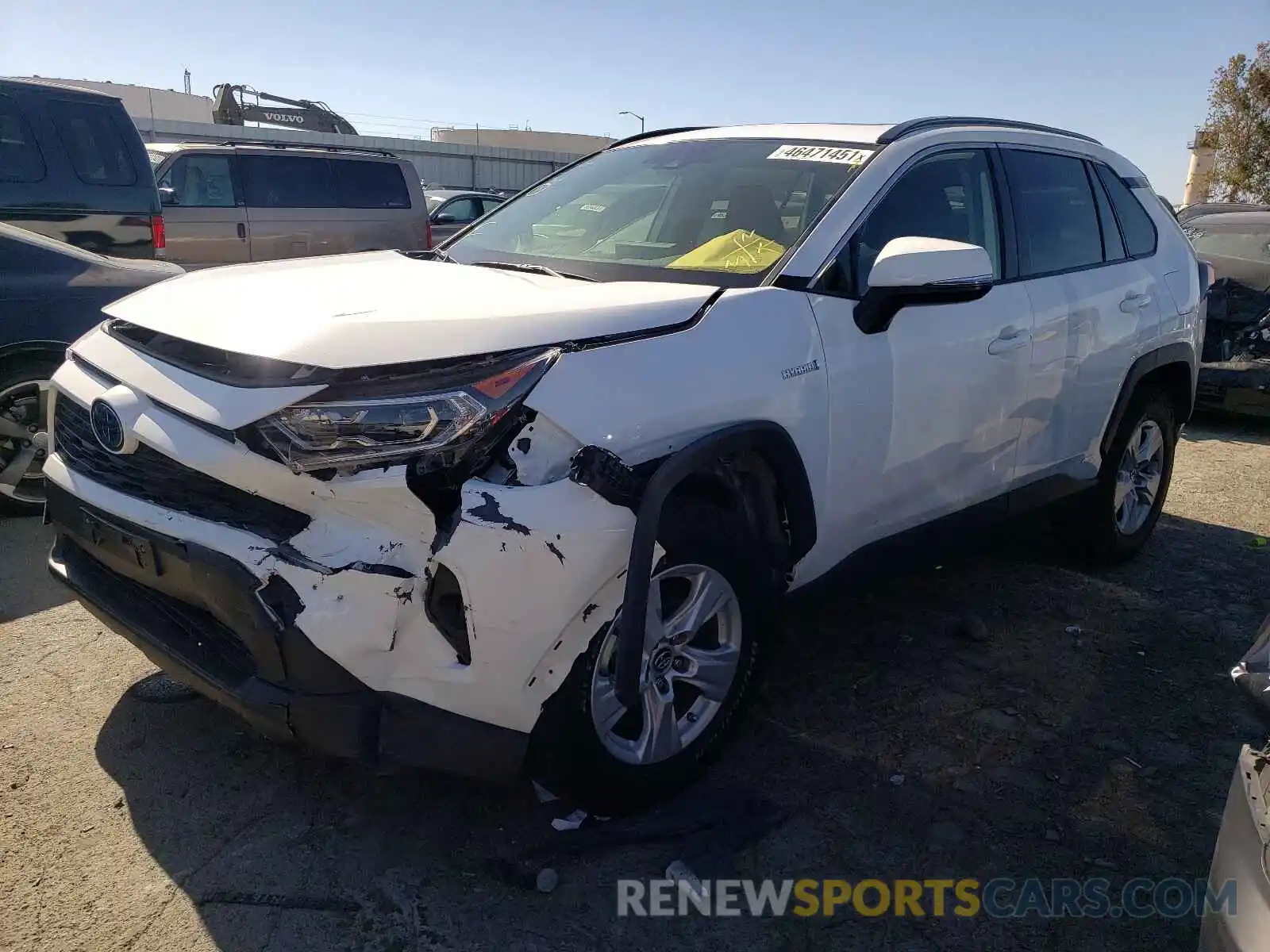 2 Photograph of a damaged car JTMRWRFV5KD005672 TOYOTA RAV4 2019