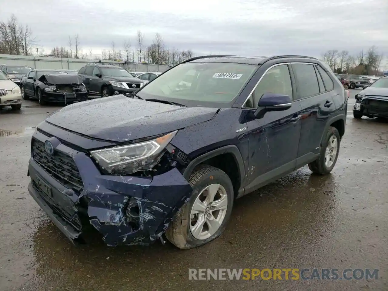 2 Photograph of a damaged car JTMRWRFV5KD018857 TOYOTA RAV4 2019