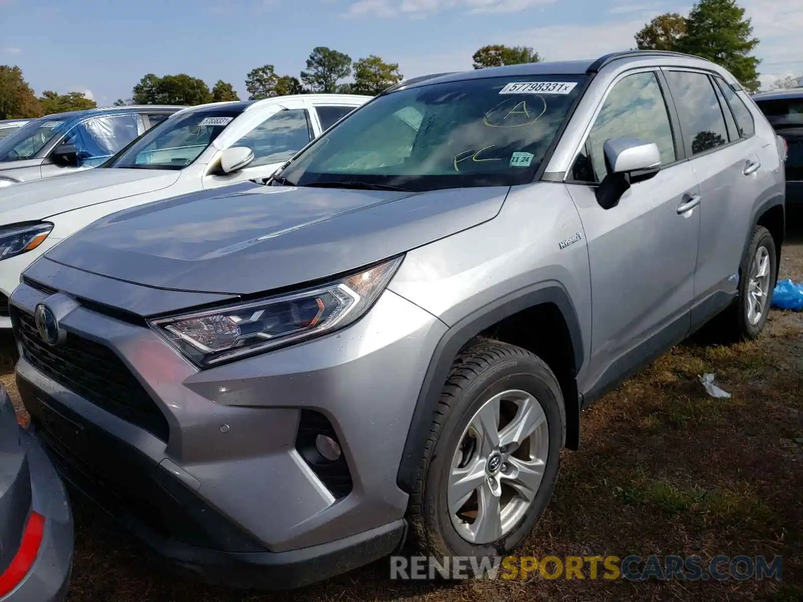 2 Photograph of a damaged car JTMRWRFV5KD027039 TOYOTA RAV4 2019