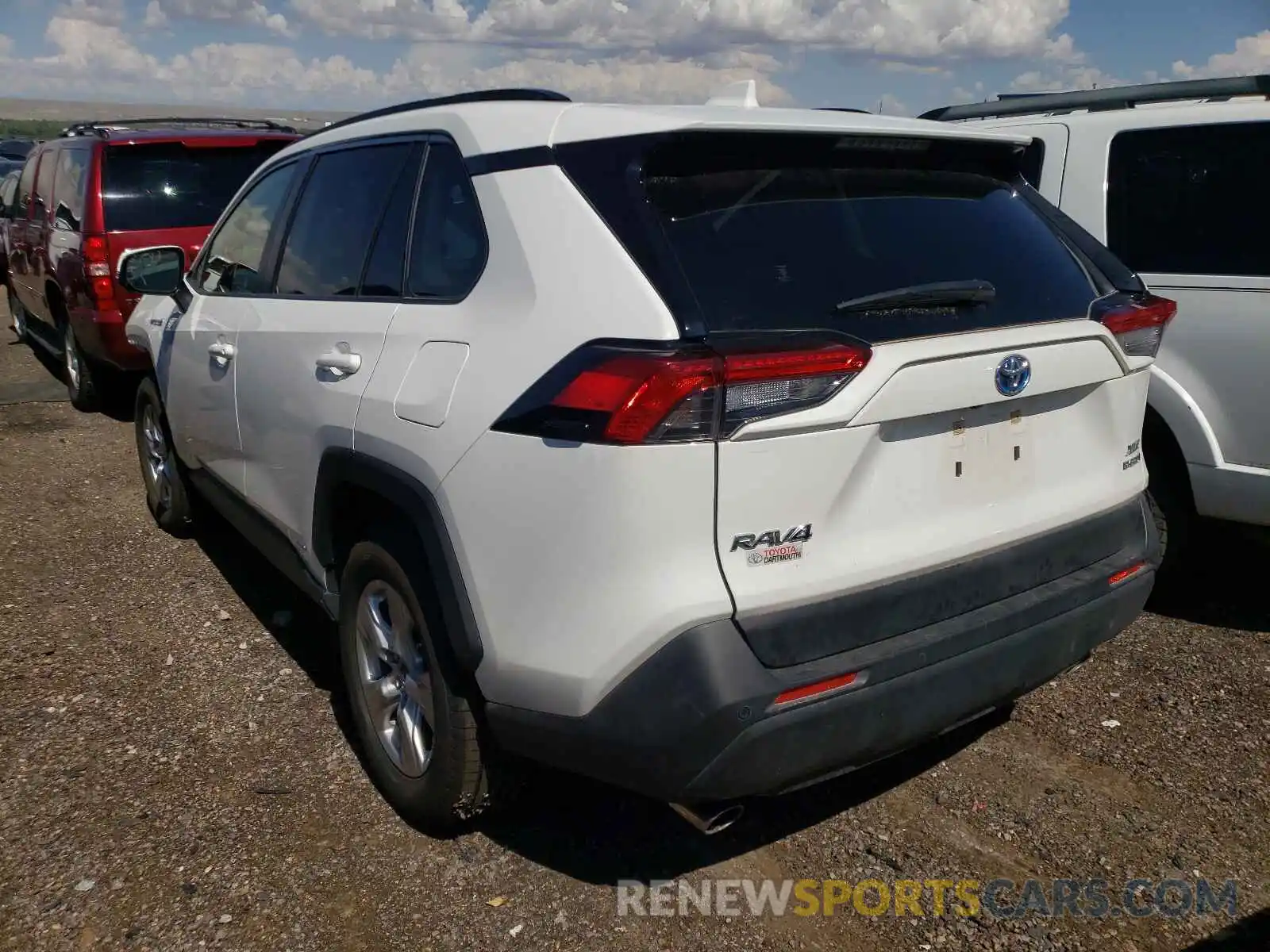 3 Photograph of a damaged car JTMRWRFV5KD034802 TOYOTA RAV4 2019