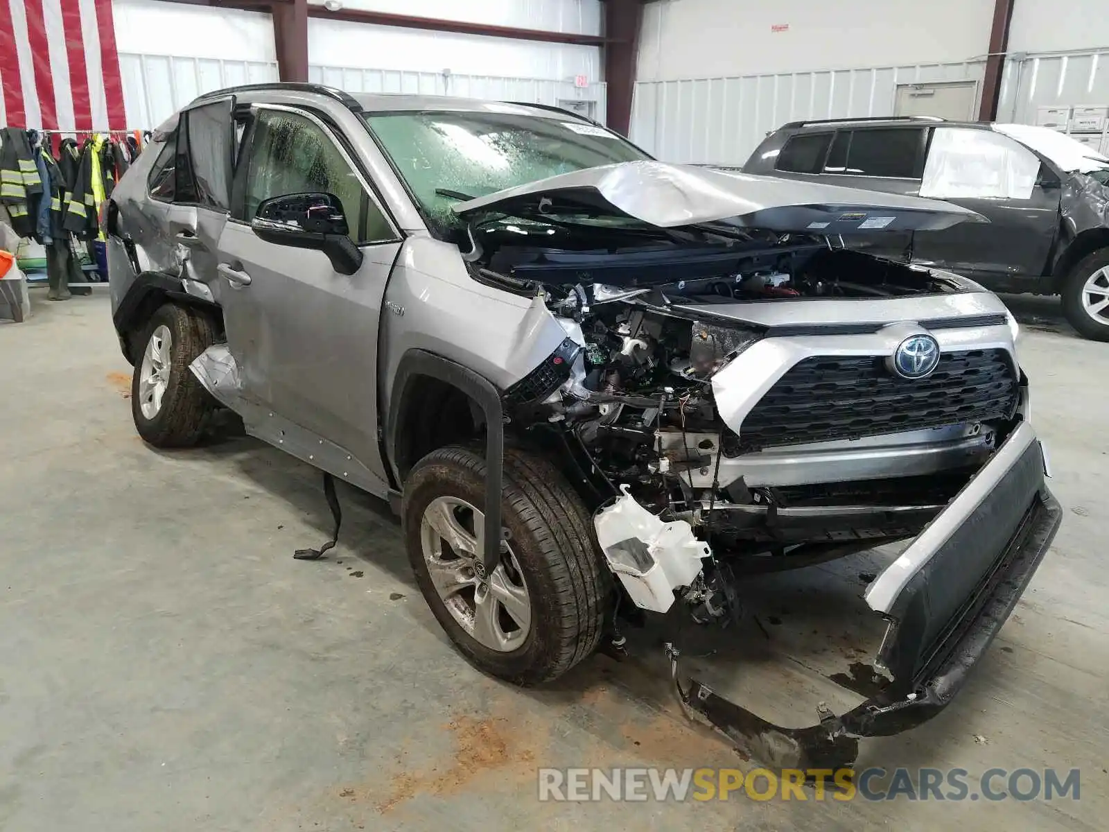 1 Photograph of a damaged car JTMRWRFV6KD011867 TOYOTA RAV4 2019