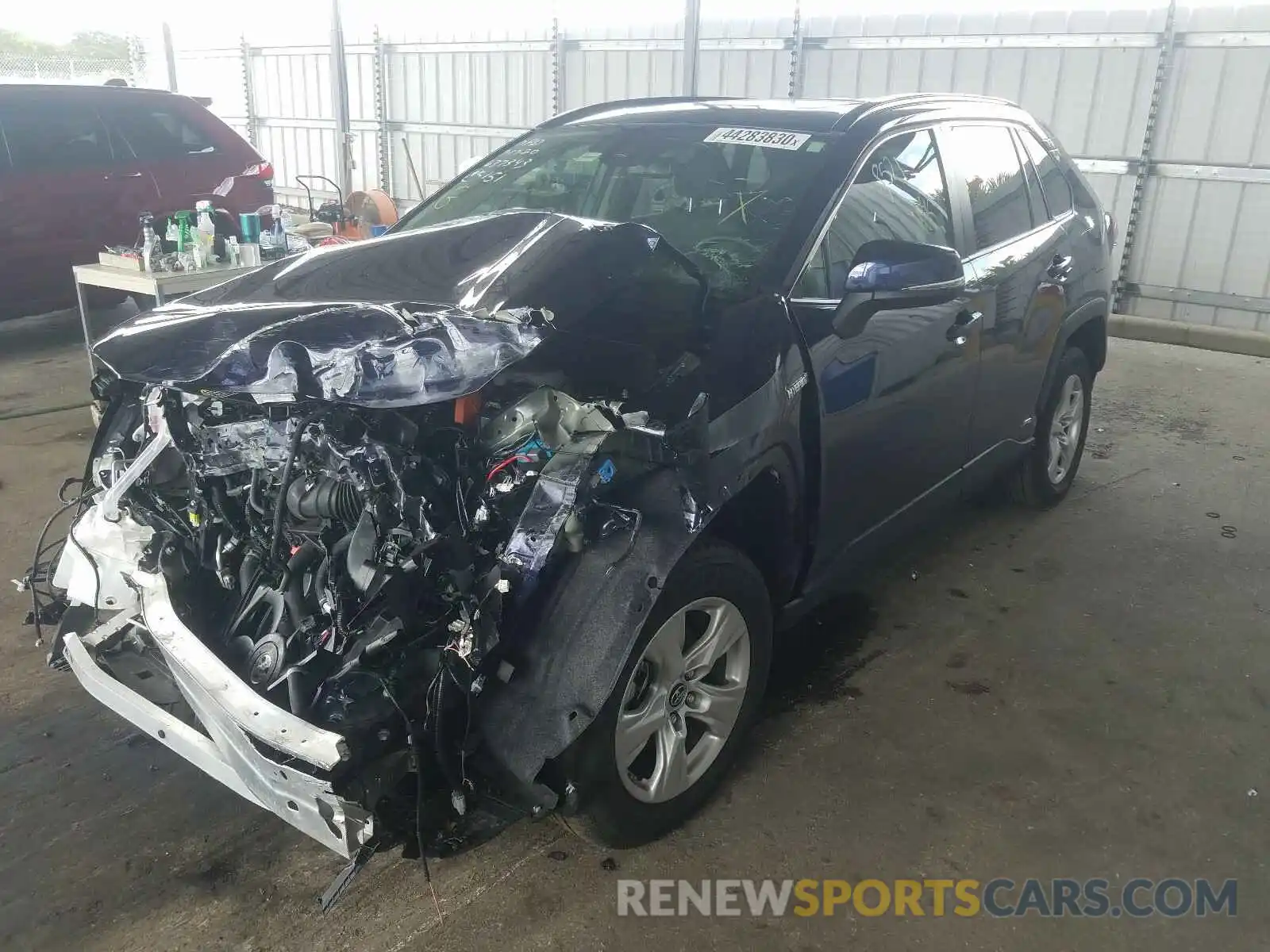 2 Photograph of a damaged car JTMRWRFV6KD021055 TOYOTA RAV4 2019