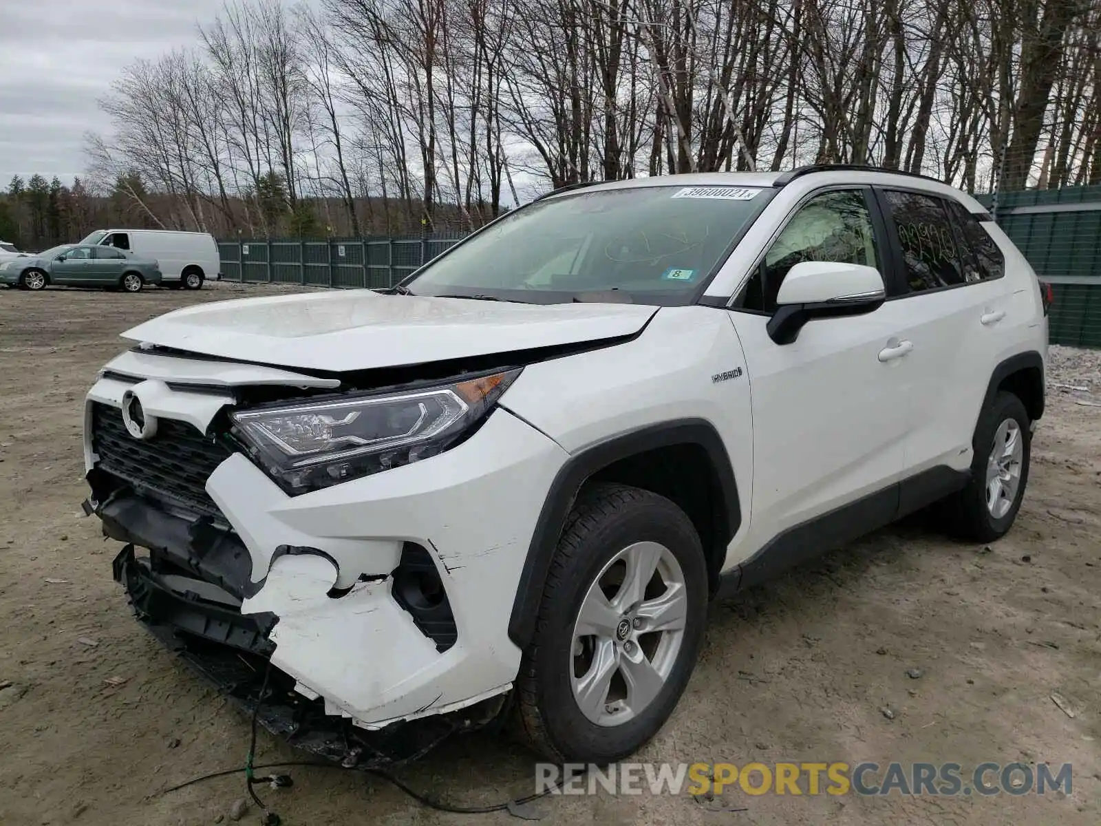 2 Фотография поврежденного автомобиля JTMRWRFV6KD023078 TOYOTA RAV4 2019