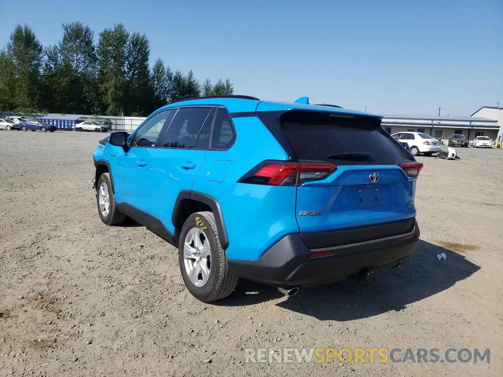 3 Фотография поврежденного автомобиля JTMRWRFV6KD024909 TOYOTA RAV4 2019