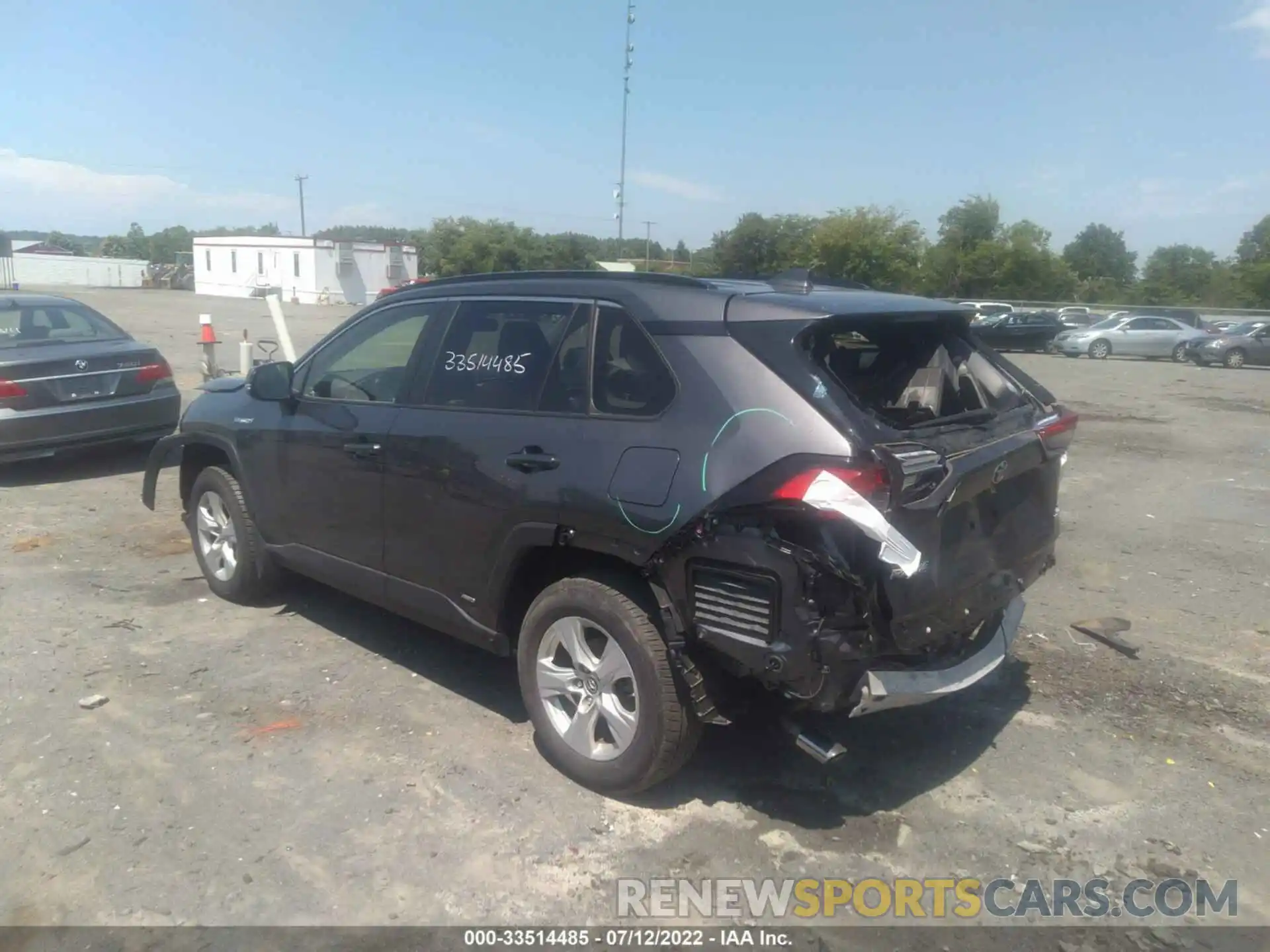 3 Photograph of a damaged car JTMRWRFV6KD034341 TOYOTA RAV4 2019