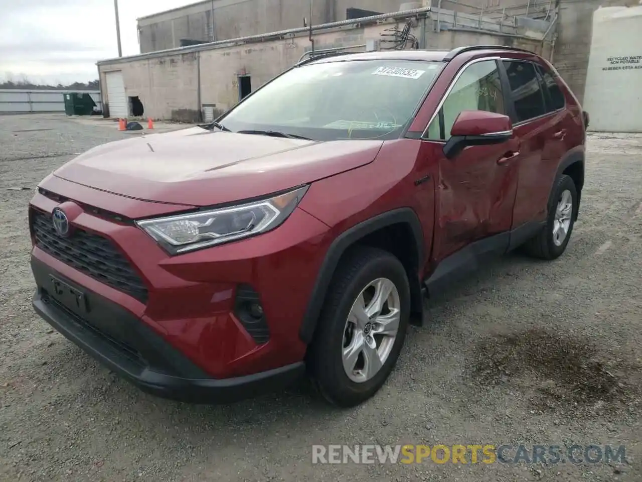 2 Photograph of a damaged car JTMRWRFV6KD037028 TOYOTA RAV4 2019