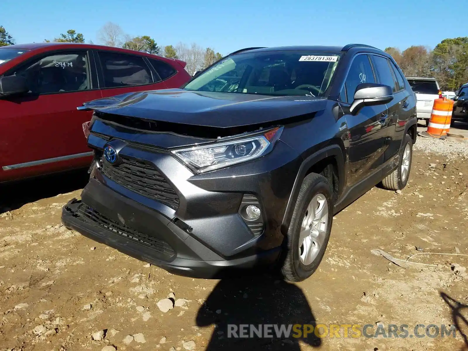 2 Photograph of a damaged car JTMRWRFV6KD041354 TOYOTA RAV4 2019