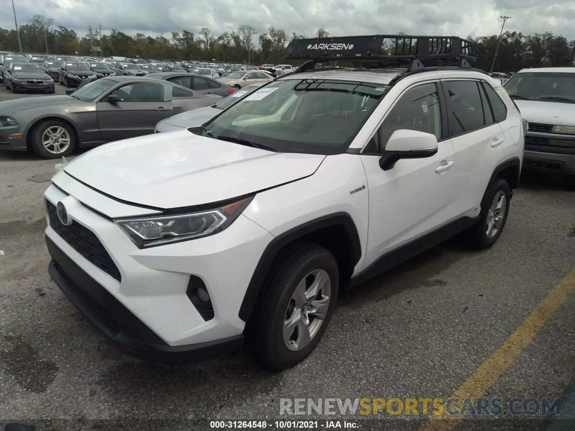 2 Фотография поврежденного автомобиля JTMRWRFV6KD500933 TOYOTA RAV4 2019