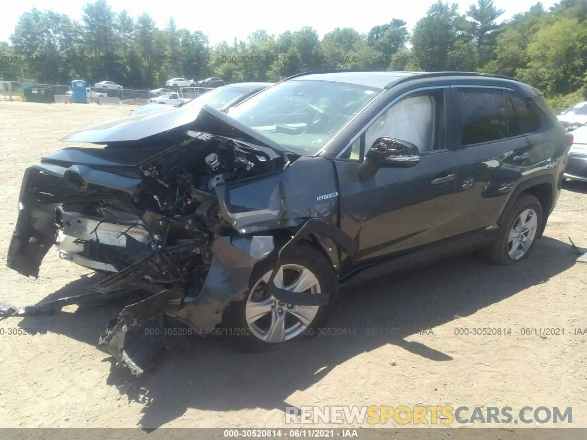 2 Photograph of a damaged car JTMRWRFV6KD508529 TOYOTA RAV4 2019