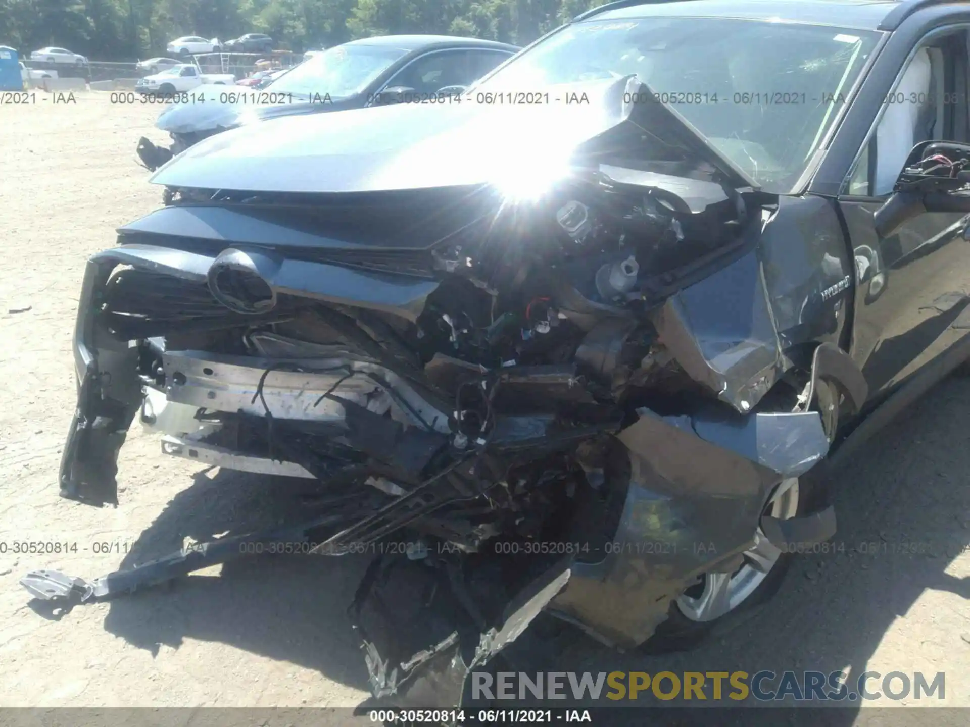 6 Photograph of a damaged car JTMRWRFV6KD508529 TOYOTA RAV4 2019