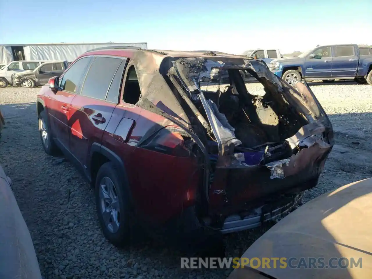 3 Photograph of a damaged car JTMRWRFV6KD511432 TOYOTA RAV4 2019