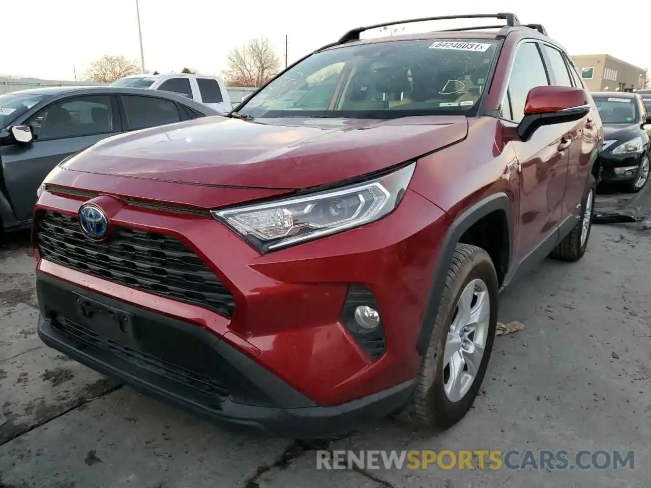 2 Photograph of a damaged car JTMRWRFV6KJ008288 TOYOTA RAV4 2019