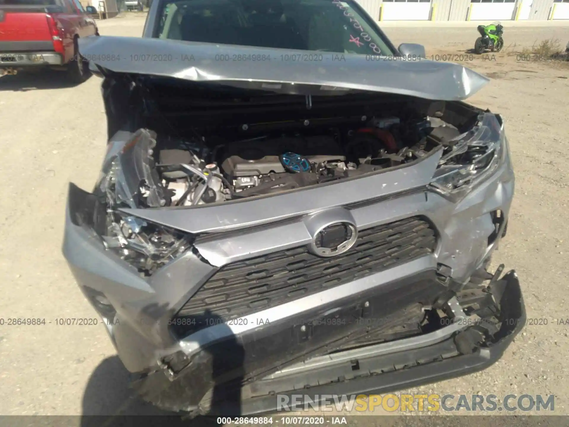 6 Фотография поврежденного автомобиля JTMRWRFV7KD004233 TOYOTA RAV4 2019