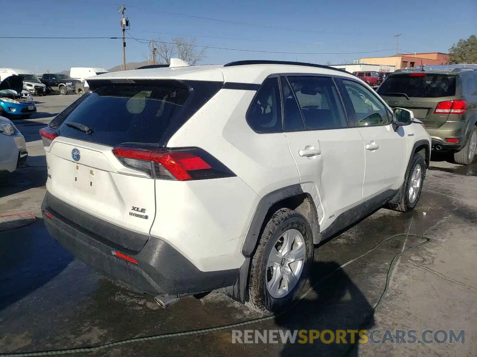 4 Photograph of a damaged car JTMRWRFV7KD006788 TOYOTA RAV4 2019