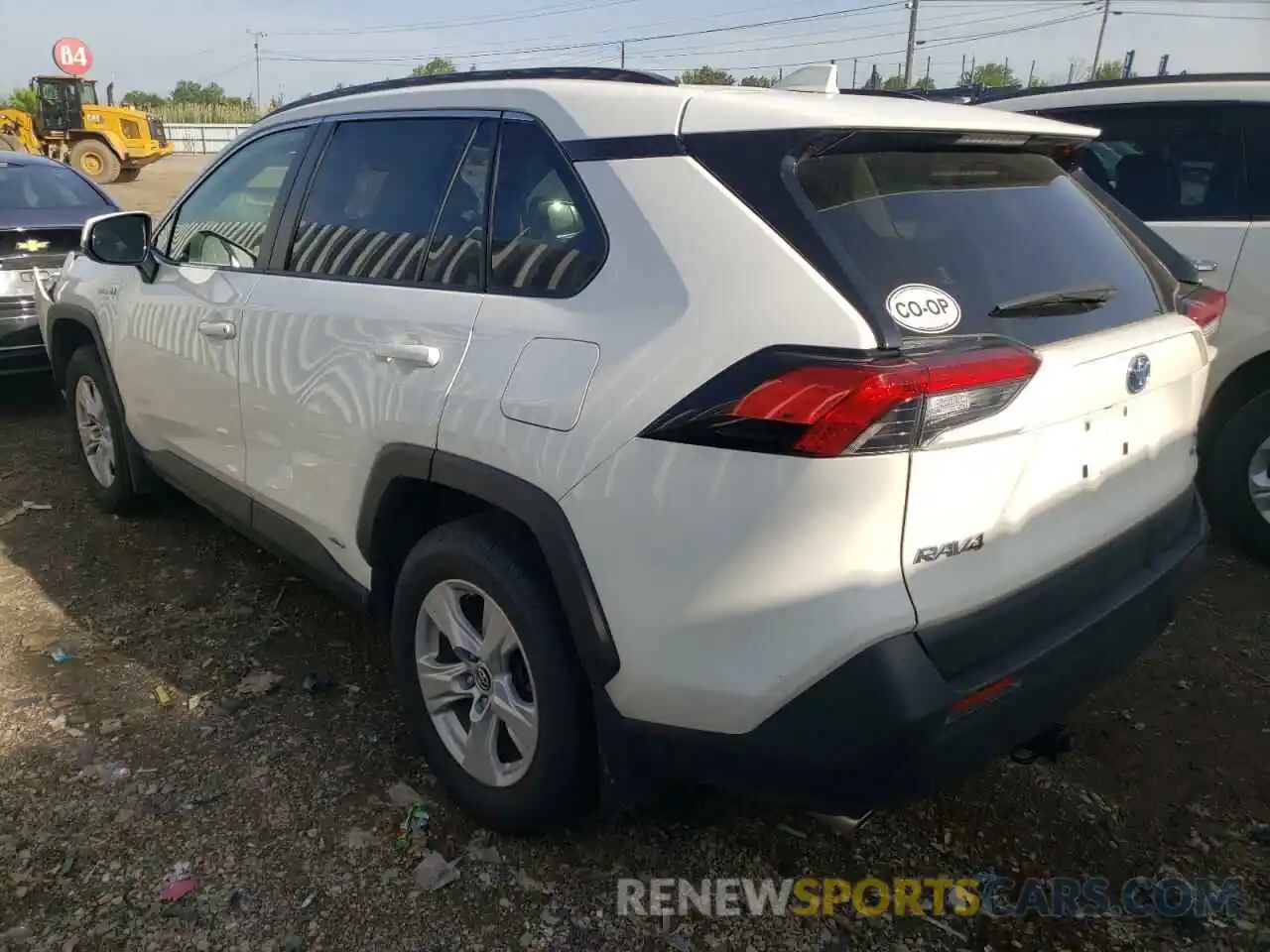 3 Фотография поврежденного автомобиля JTMRWRFV7KD011151 TOYOTA RAV4 2019