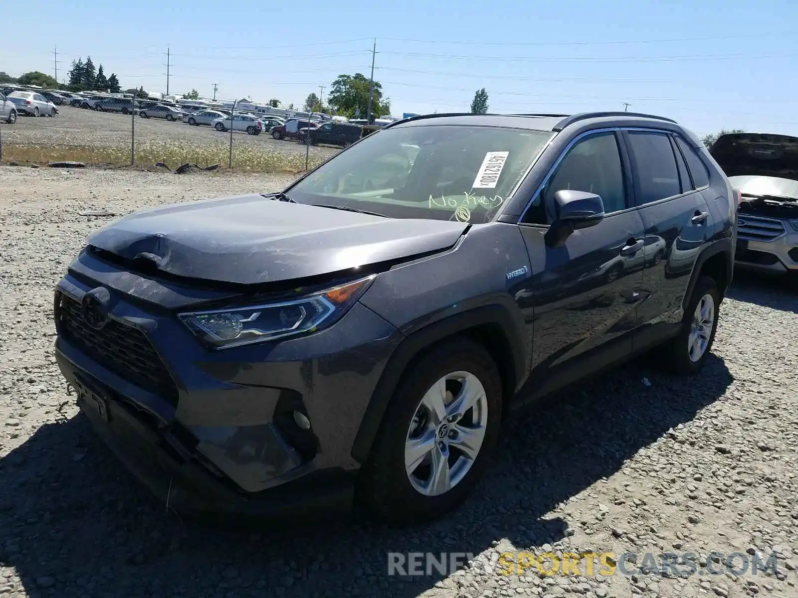 2 Photograph of a damaged car JTMRWRFV7KD022201 TOYOTA RAV4 2019