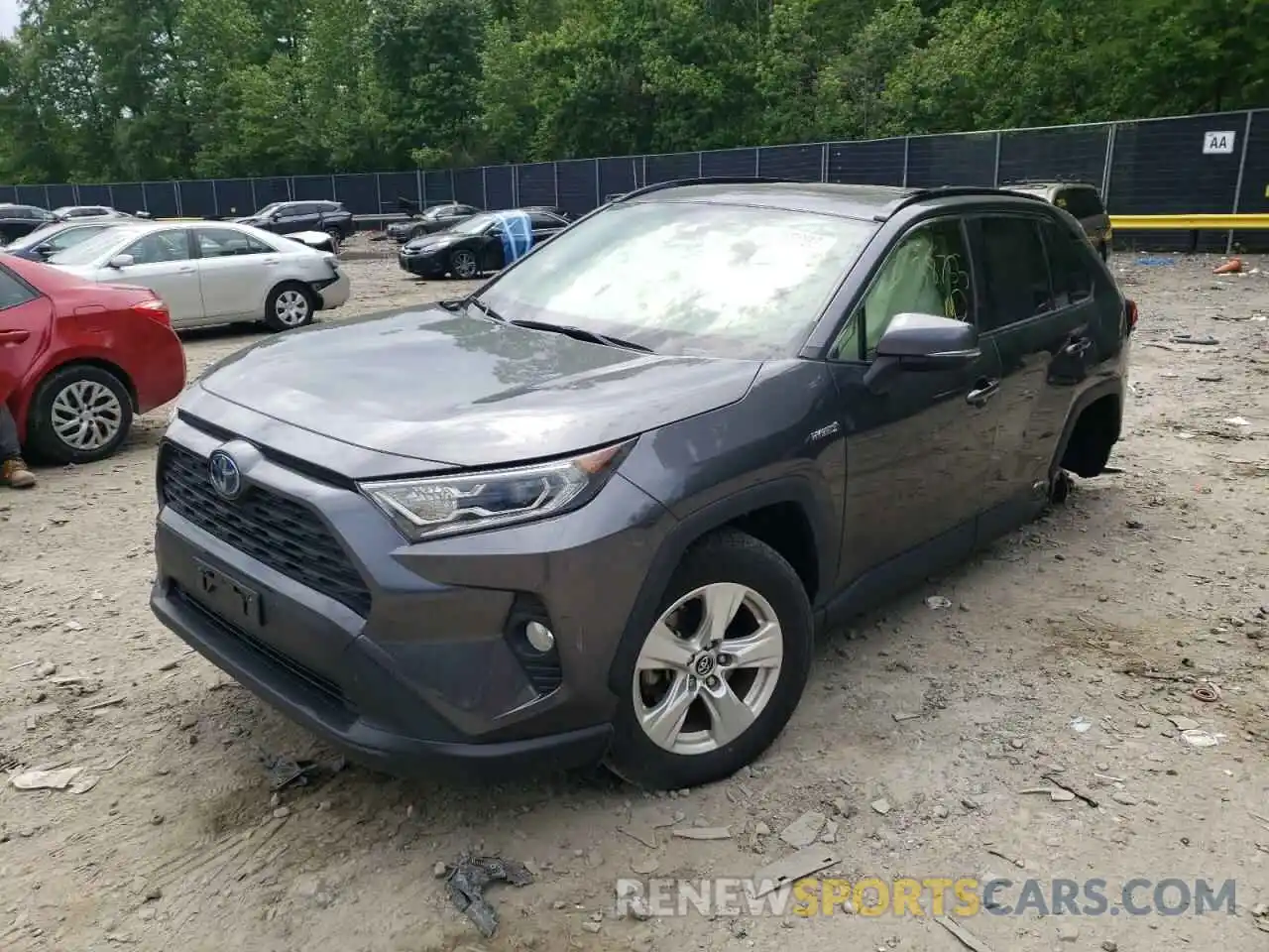 2 Фотография поврежденного автомобиля JTMRWRFV7KD022506 TOYOTA RAV4 2019