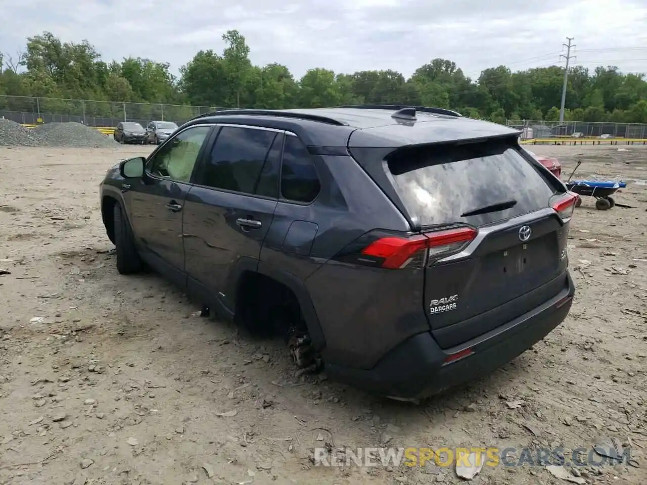 3 Фотография поврежденного автомобиля JTMRWRFV7KD022506 TOYOTA RAV4 2019