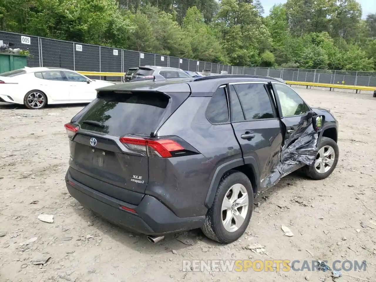 4 Фотография поврежденного автомобиля JTMRWRFV7KD022506 TOYOTA RAV4 2019