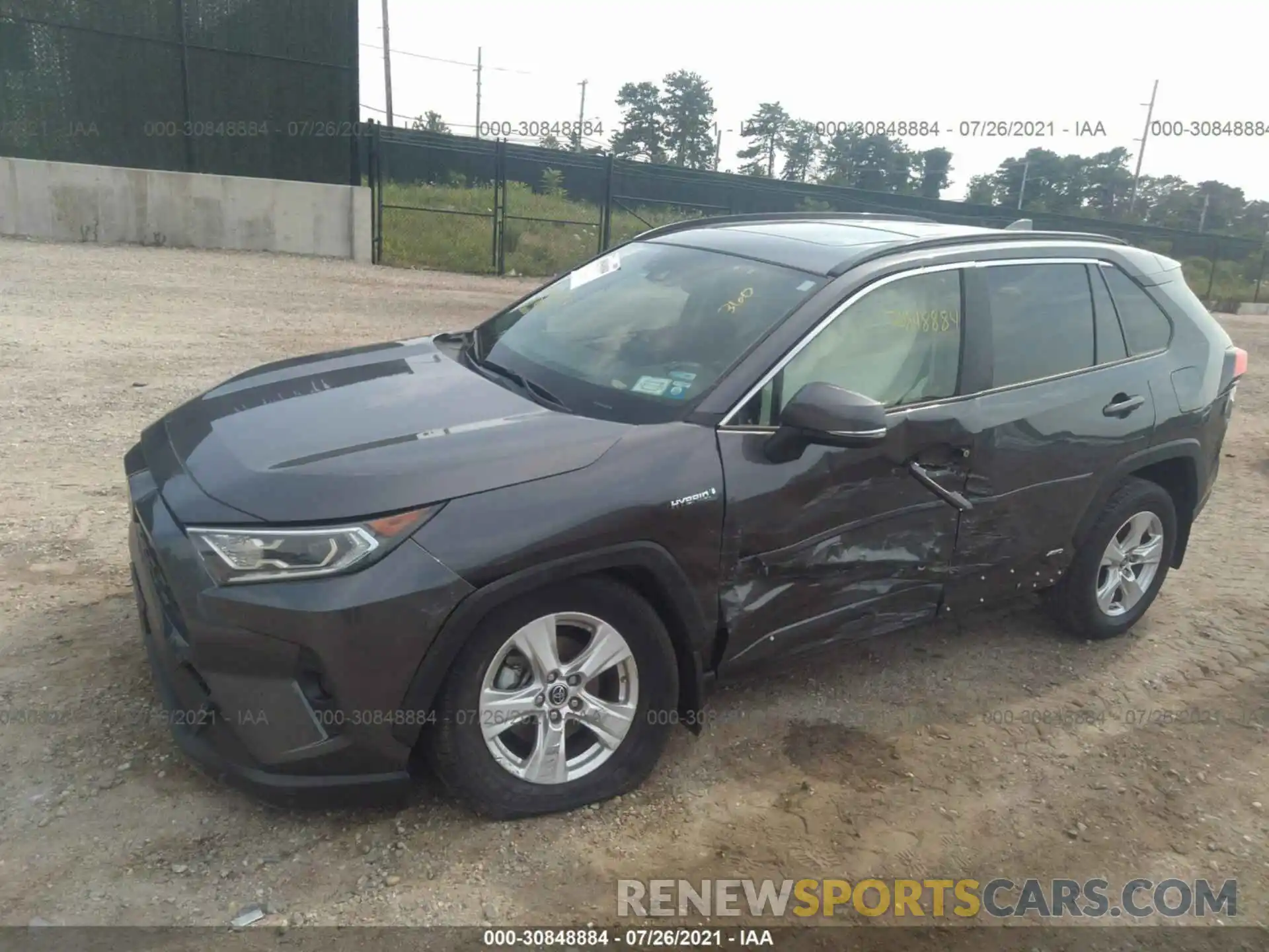 6 Photograph of a damaged car JTMRWRFV7KD032291 TOYOTA RAV4 2019